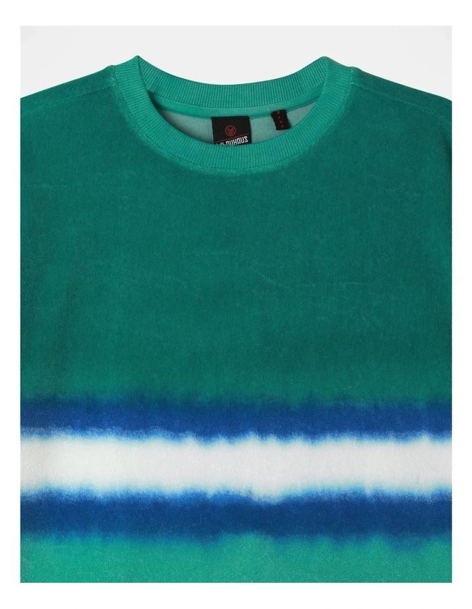 Reverse Terry Towelling T-shirt in Teal