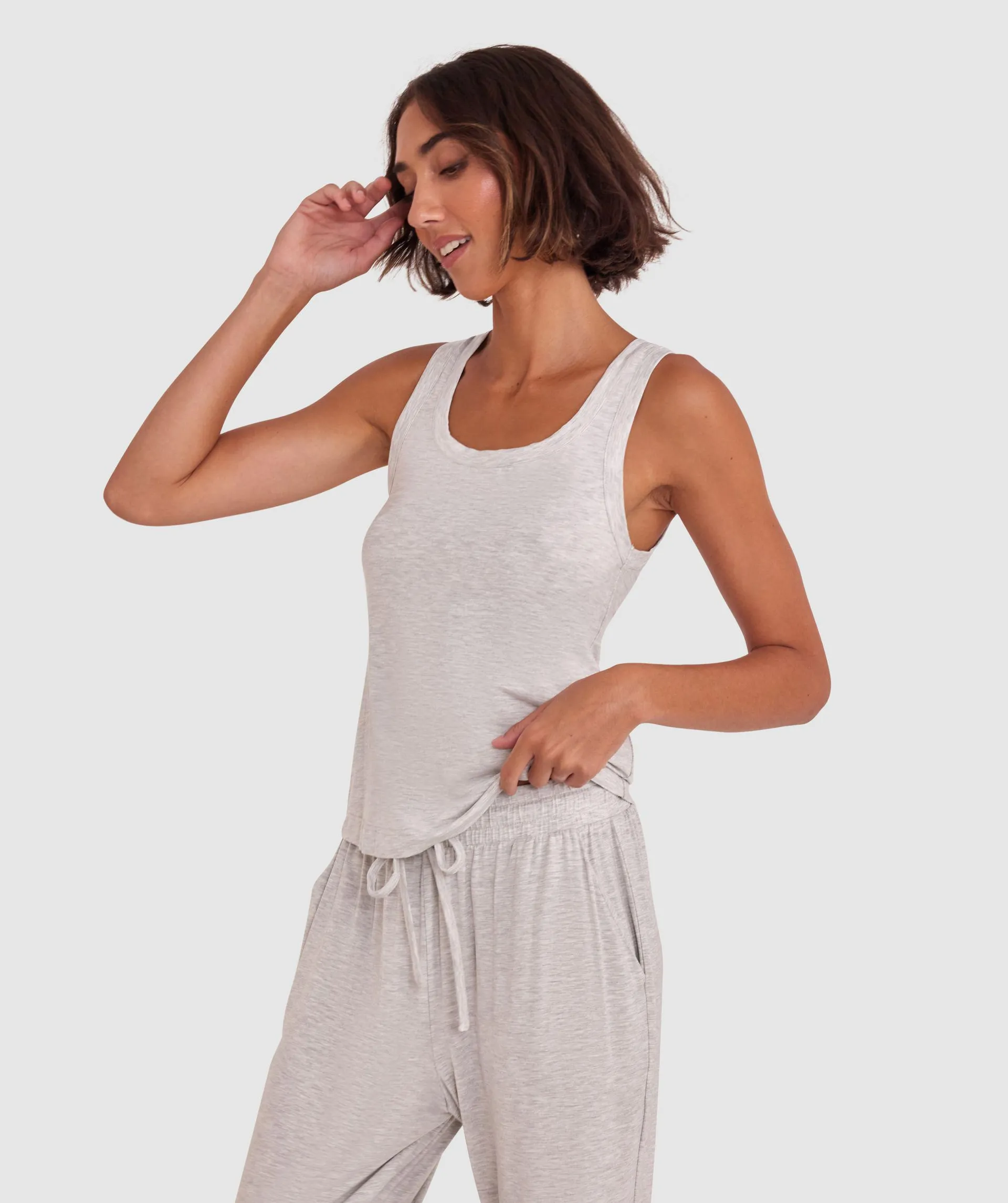 Body Bliss Lounge Sleeveless - Light Grey