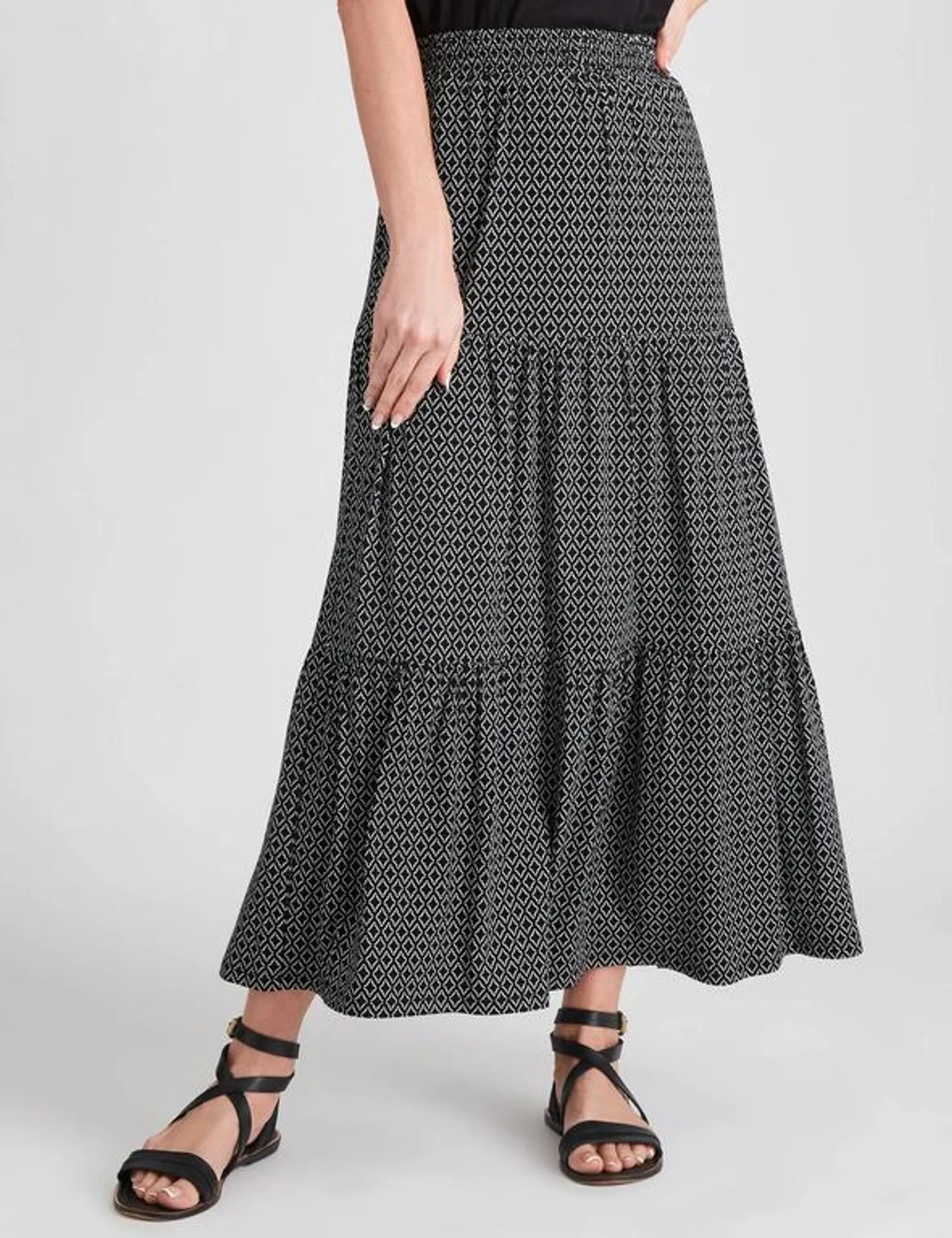 Millers Printed Knit Maxi Skirt