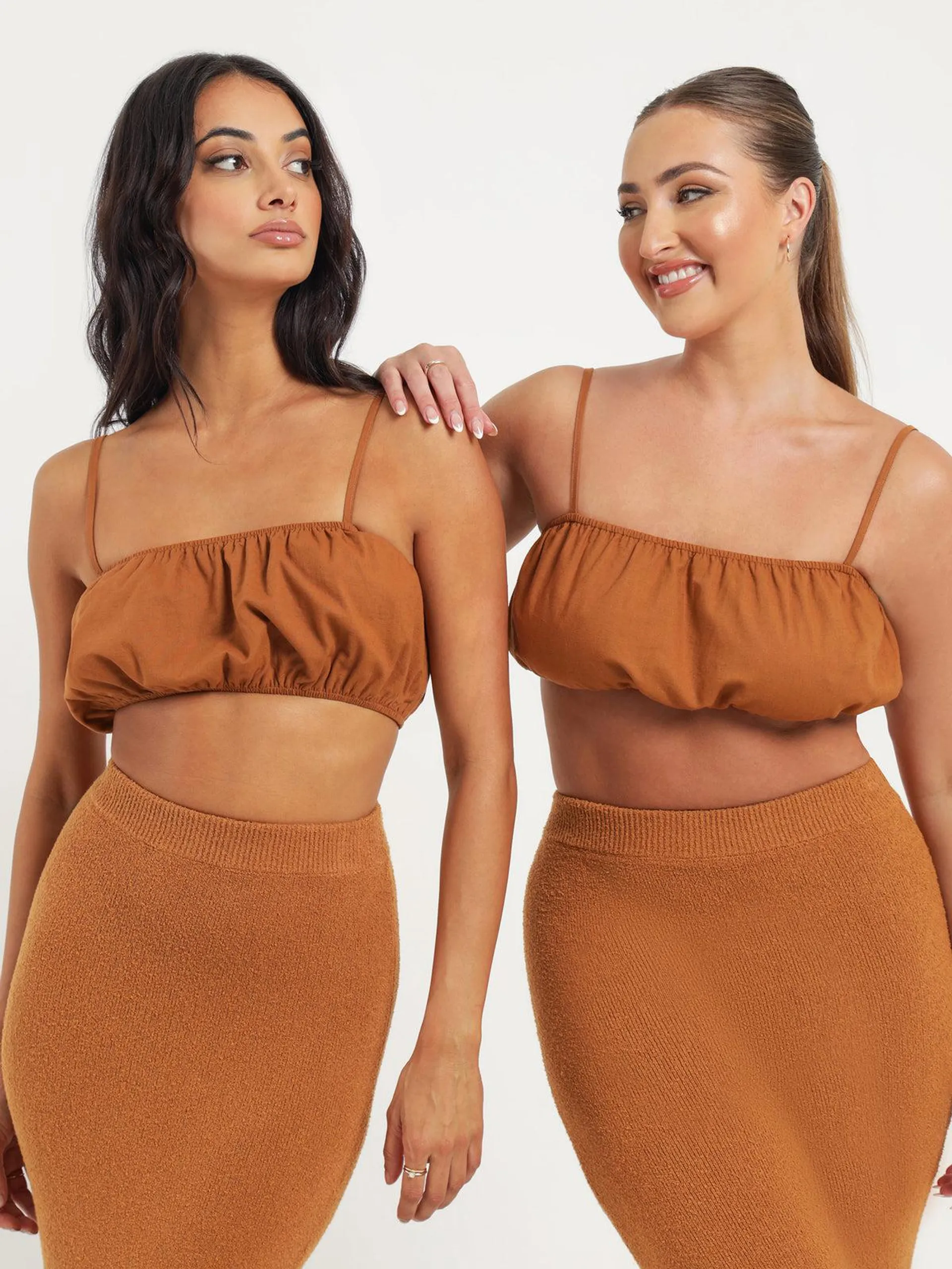 Lola Top in Toffee