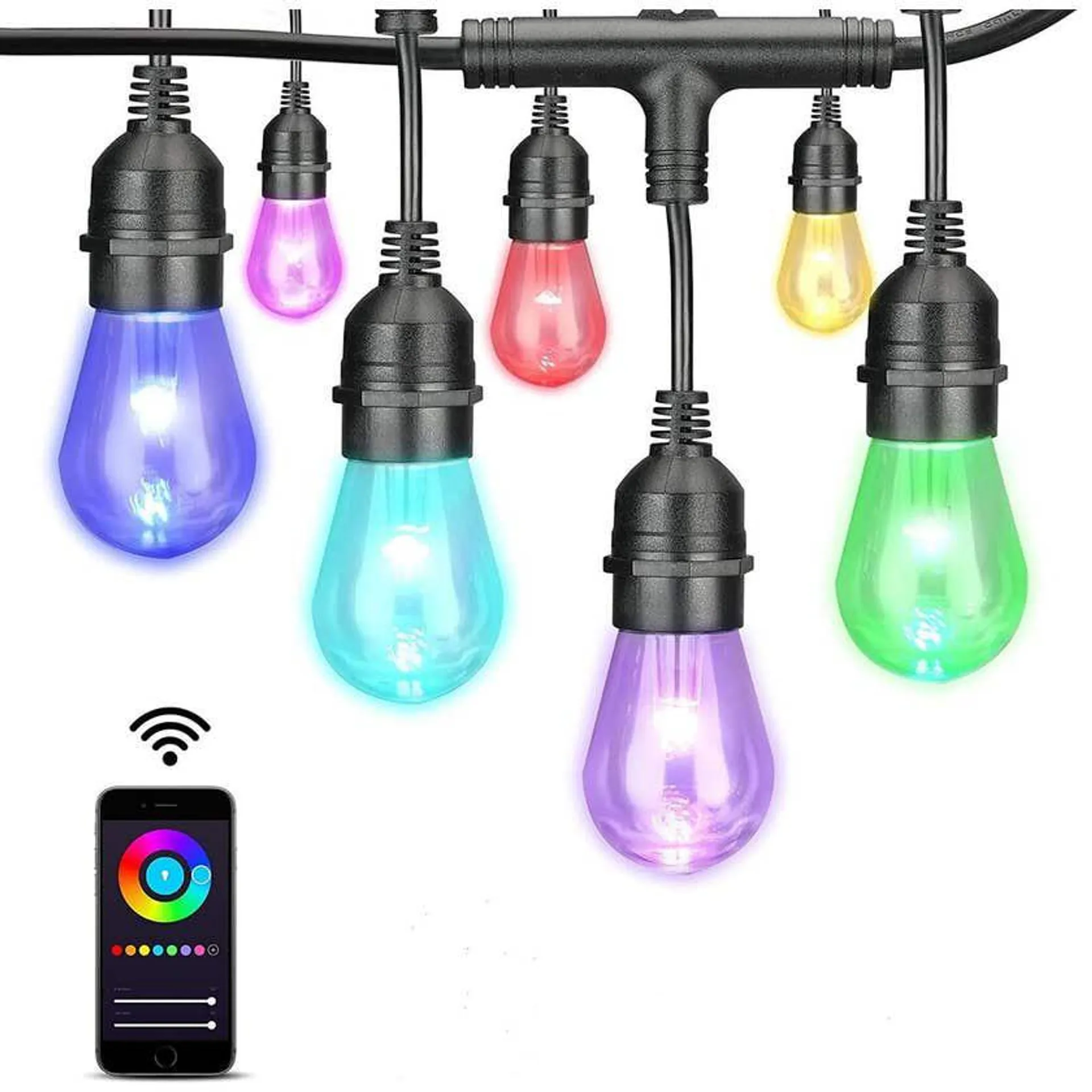 Festoon Lights Smart Connectable Multi Colour 11.5m
