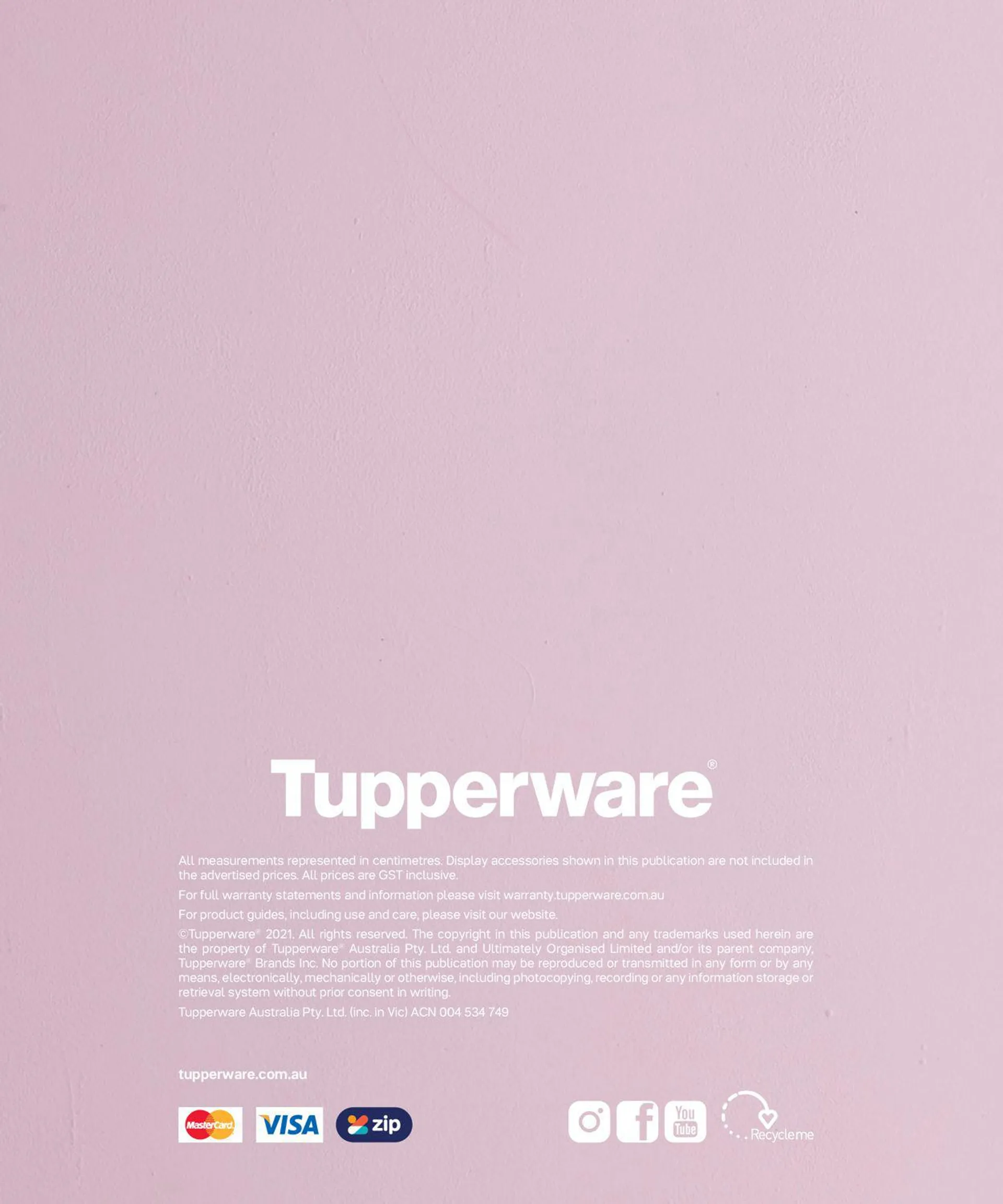 Tupperware Current catalogue - 98