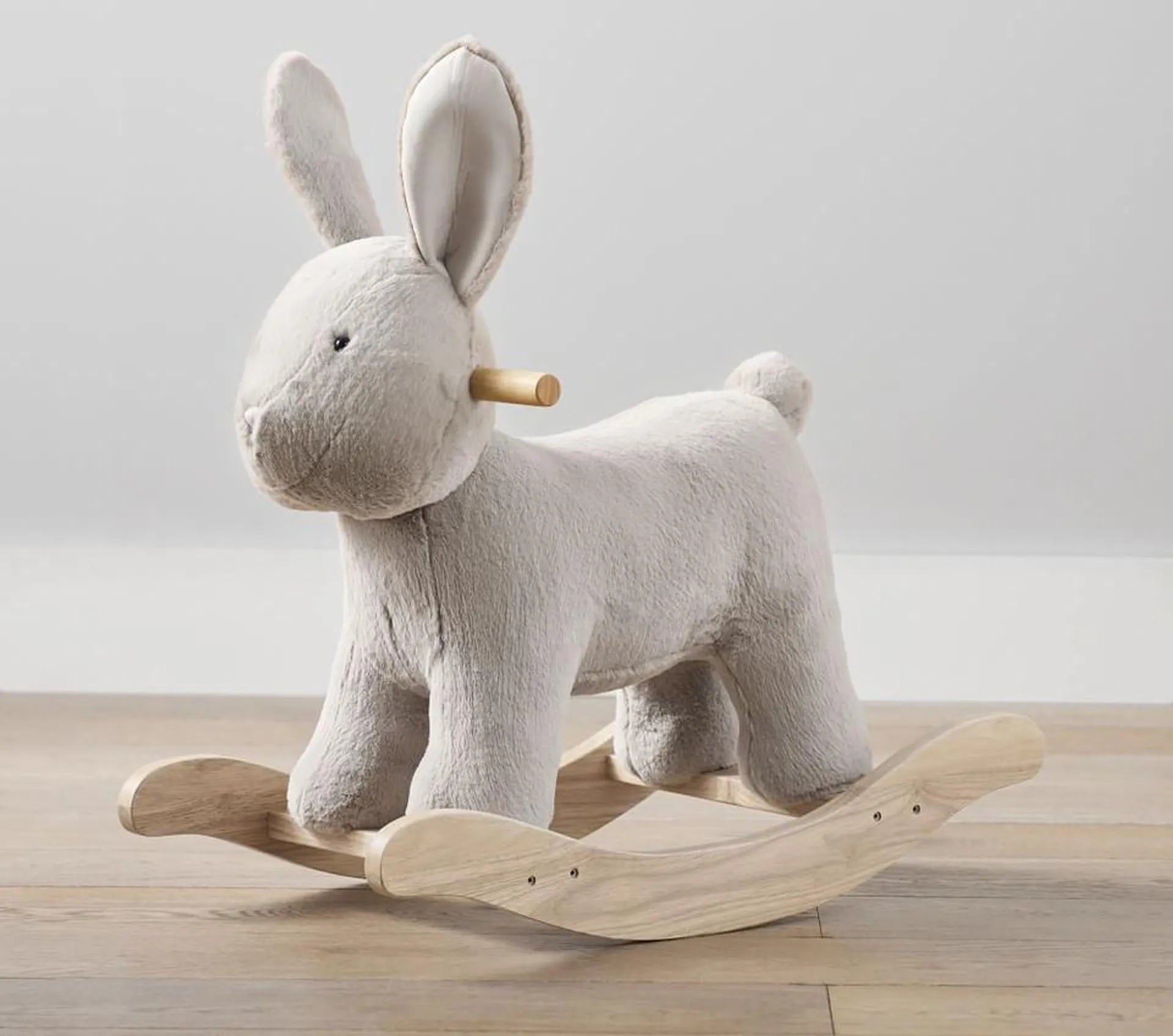 Bunny Animal Plush Nursery Rocker