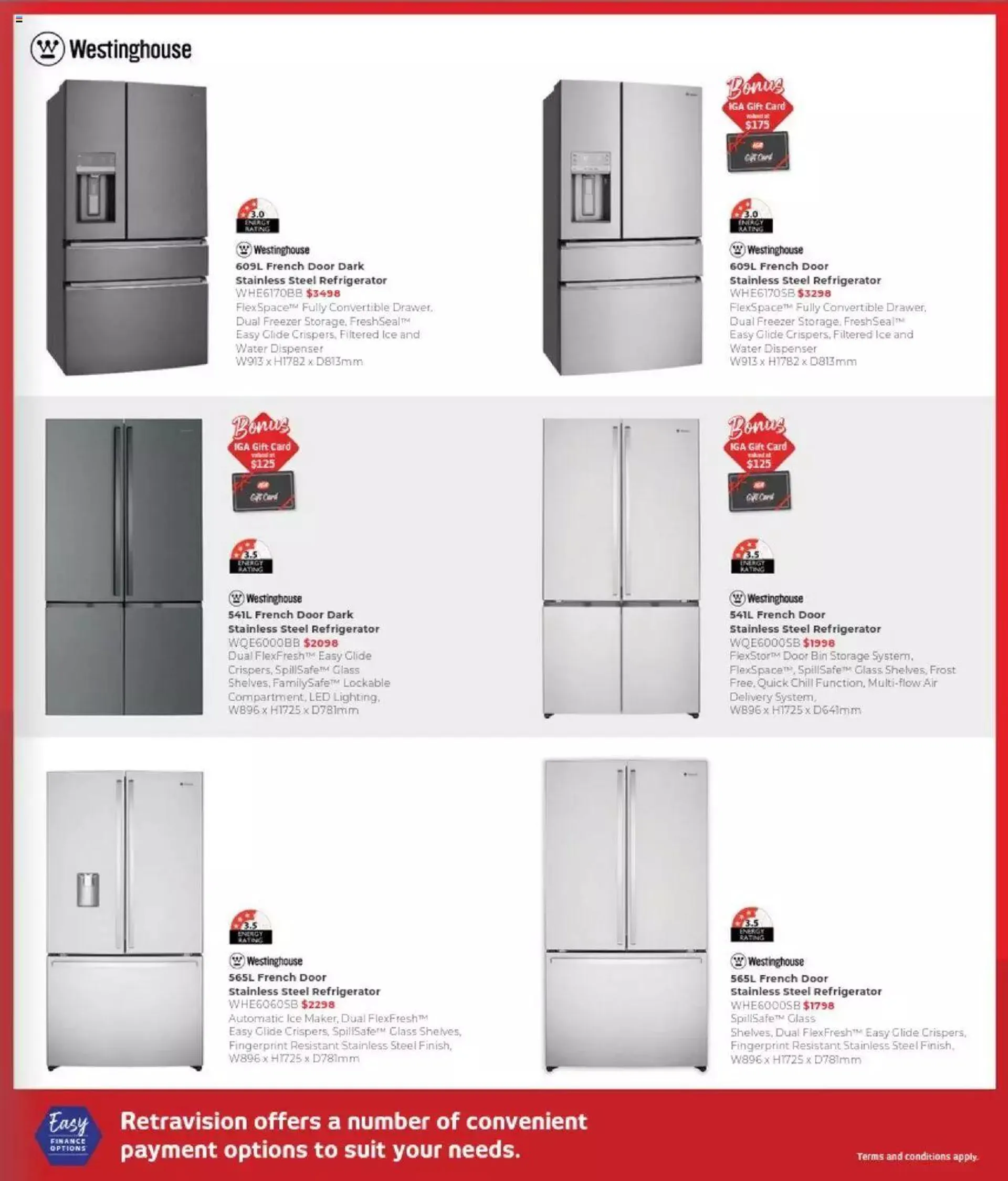 RetraVision Electrolux & Westinghouse Fridge Guide - Catalogue valid from 21 March to 31 March 2024 - page 7