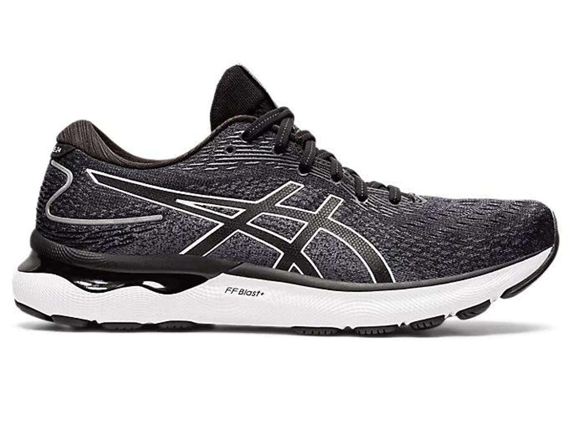 ASICS Gel Nimbus 24 (2E) - Mens - Black/White