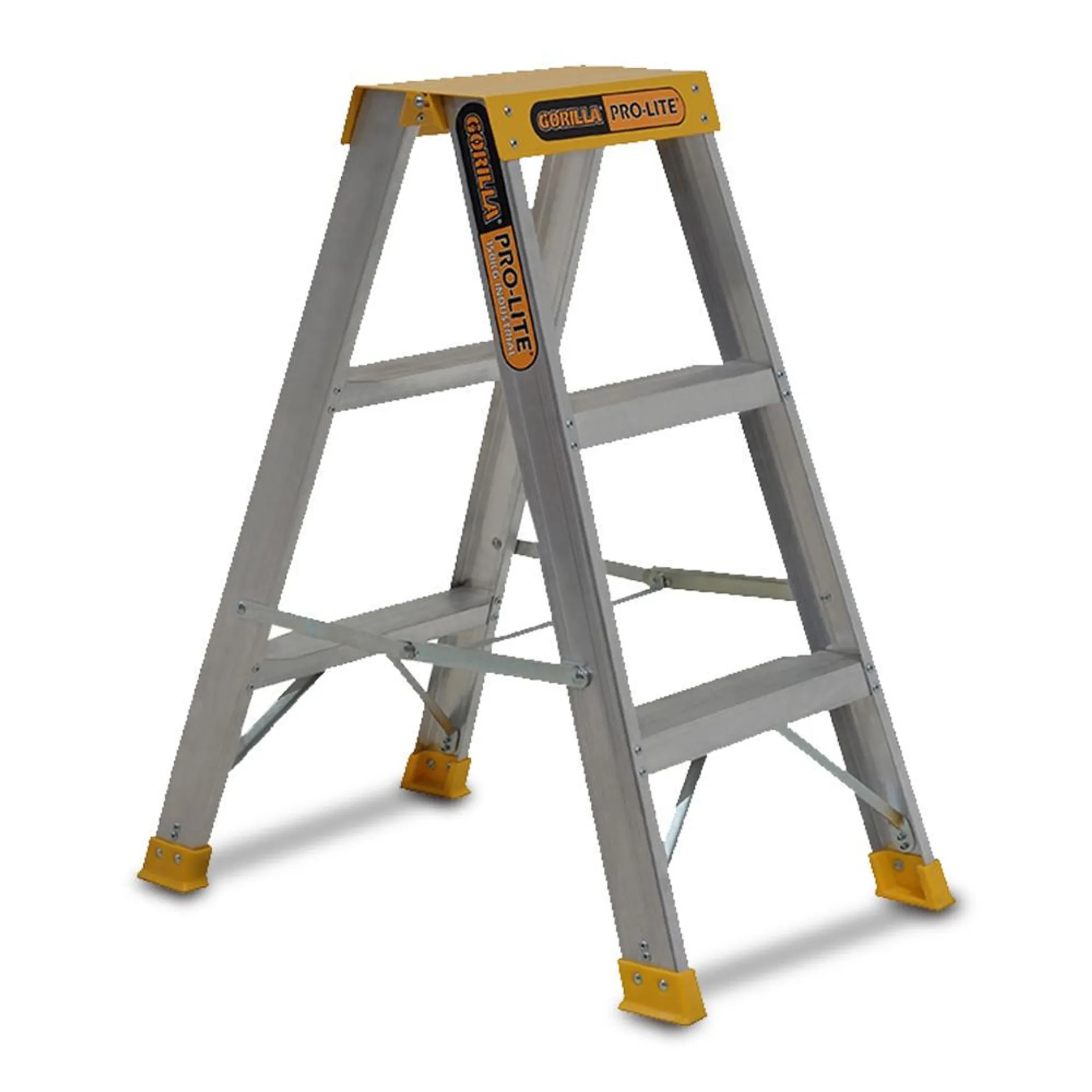 Gorilla SM003-PRO Pro-Lite 3 Step Double Sided Aluminium Ladder