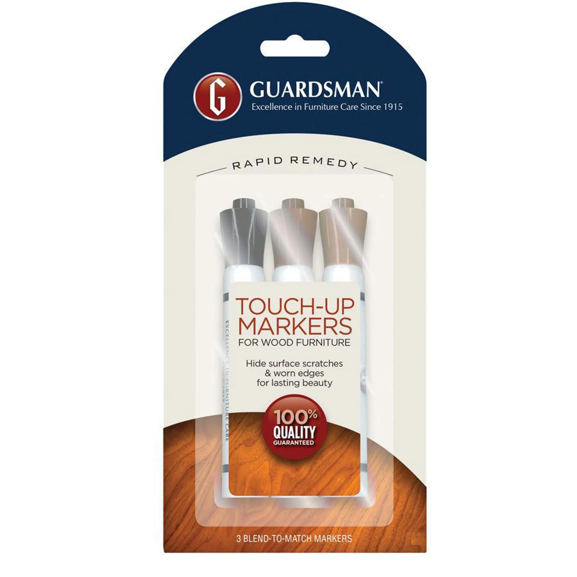 Guardsman Timber Touch Up Markers 3PK