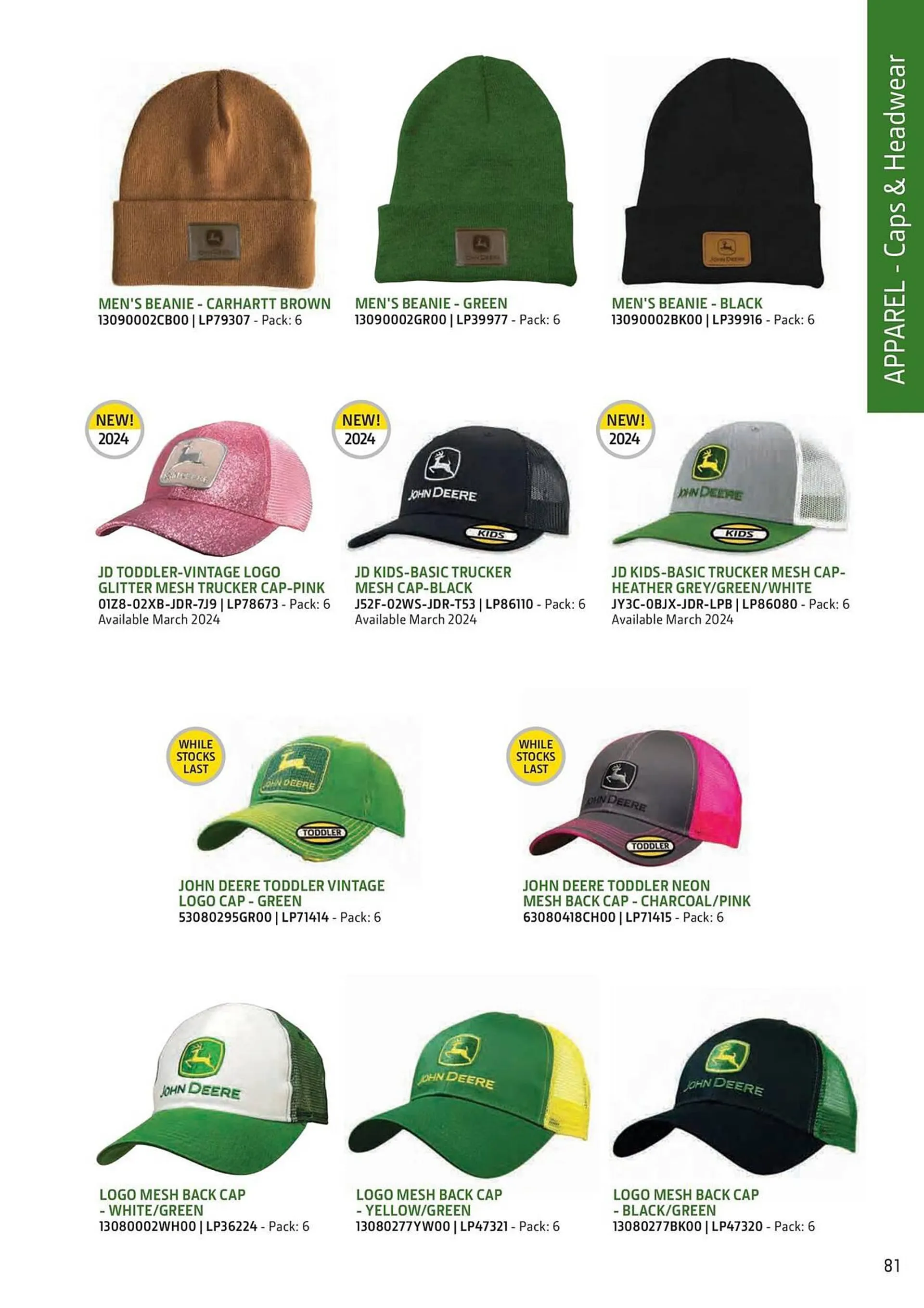 John Deere catalogue - Catalogue valid from 8 February to 31 December 2024 - page 81