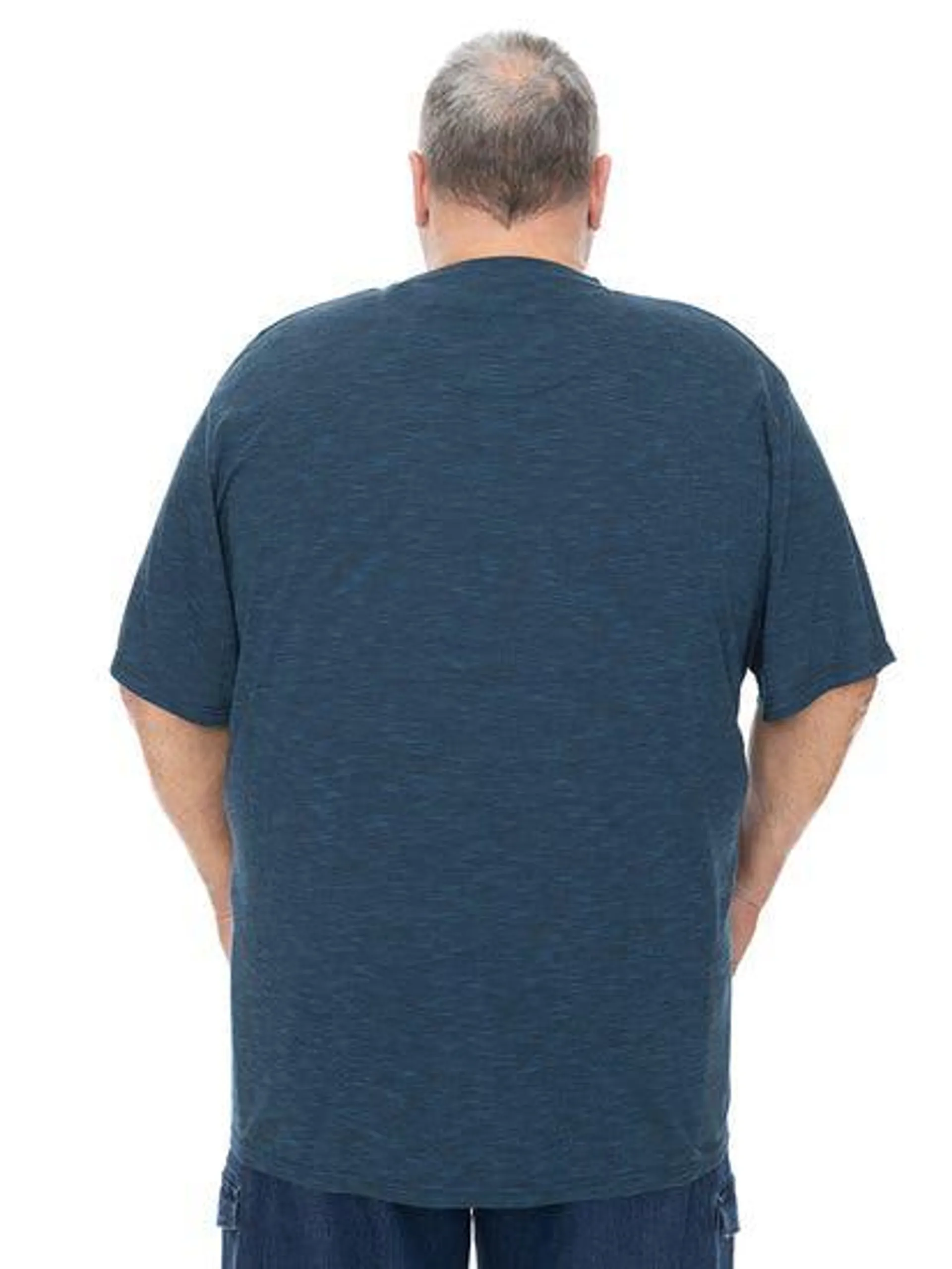 Big Mens Navy Santa Monica T-Shirt