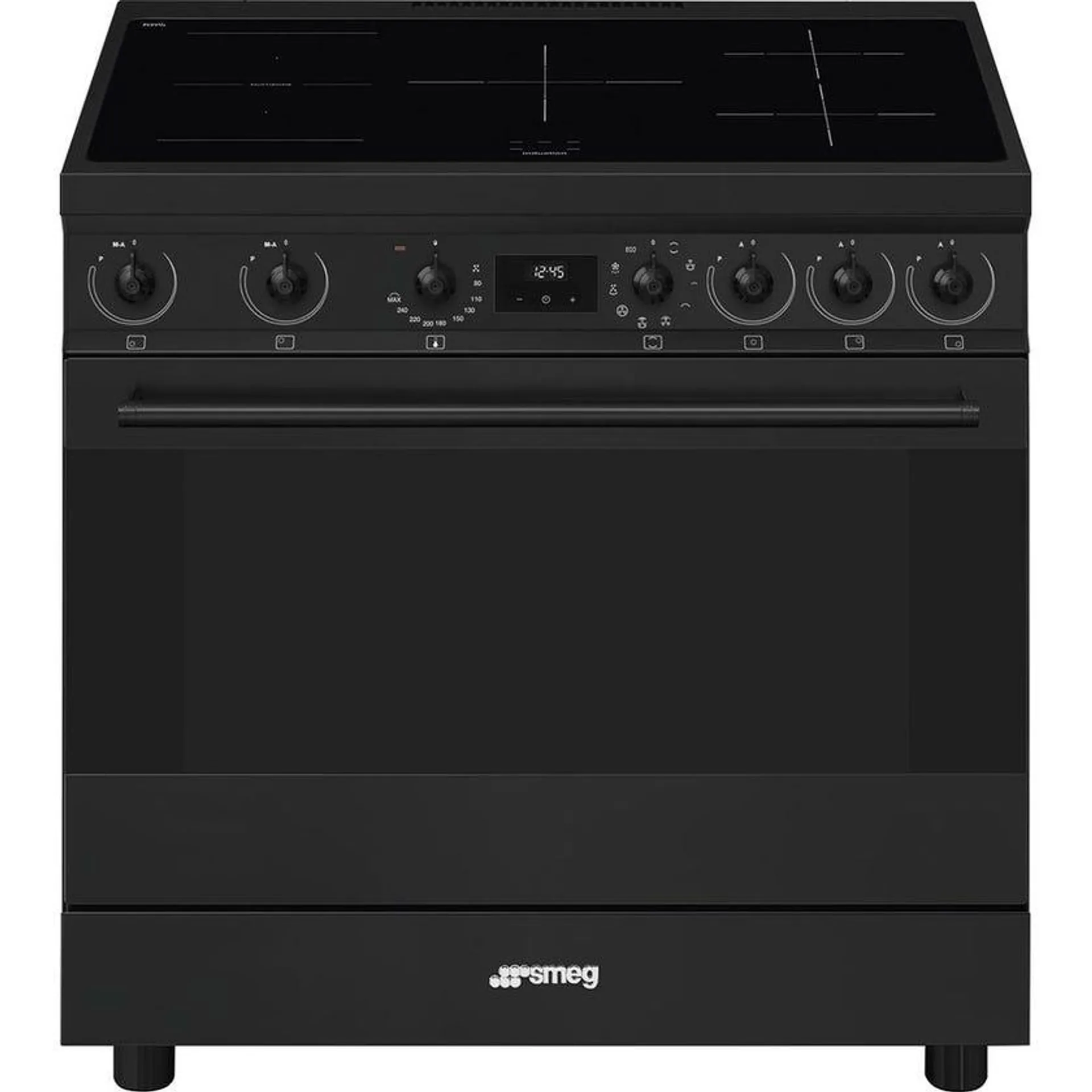 Smeg C9IMN2 Classic 90cm Black Freestanding Cooker