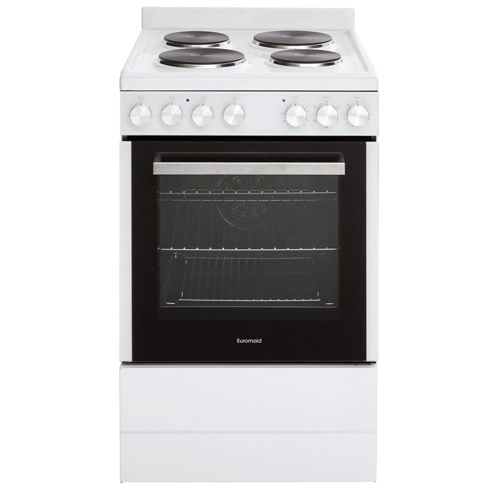 Euromaid 54cm Electric Freestanding Cooker White EFS54FC-SEW