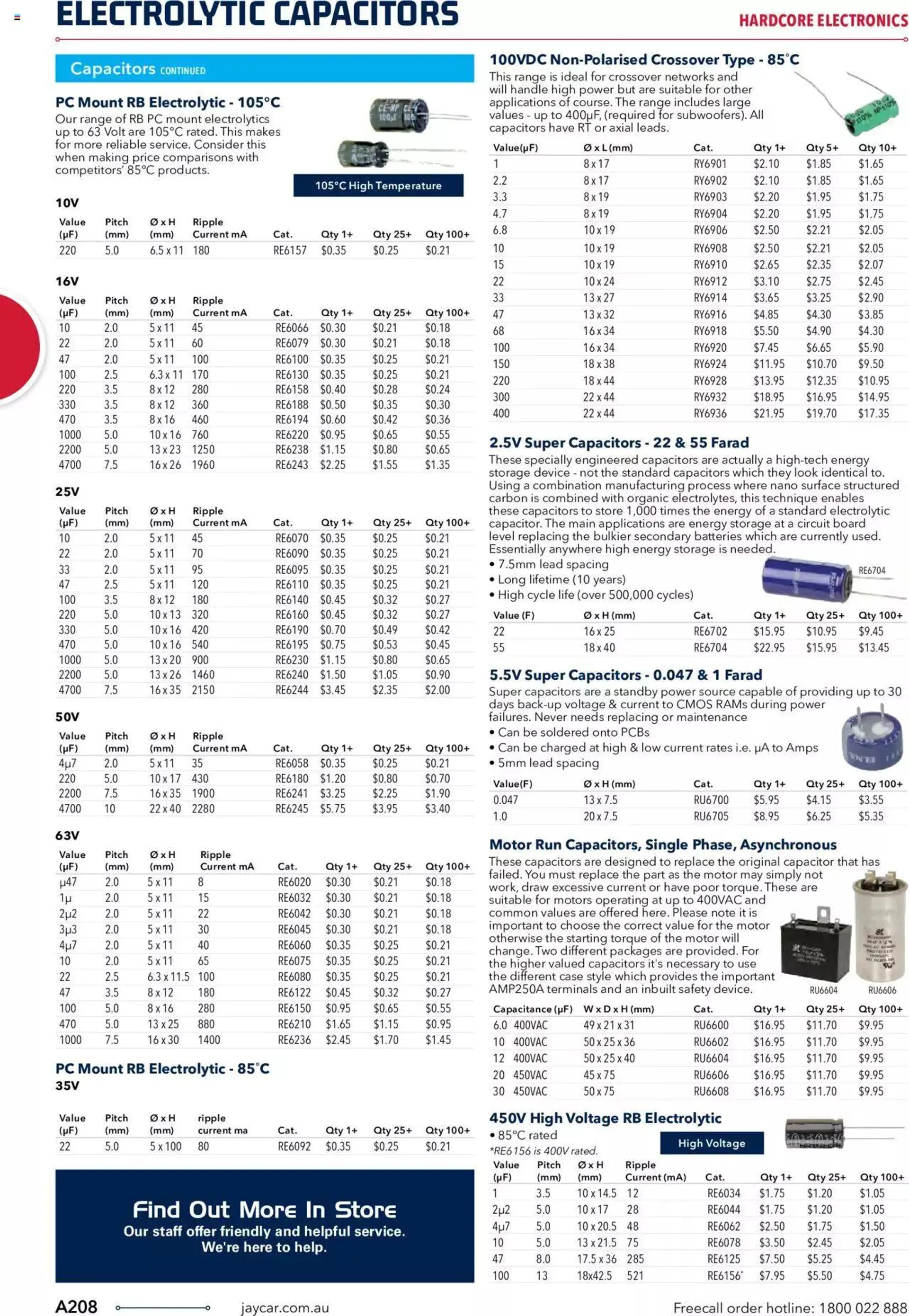 Jaycar Engineering And Scientific Catalogue Back - Catalogue valid from 27 October to 31 January 2024 - page 208