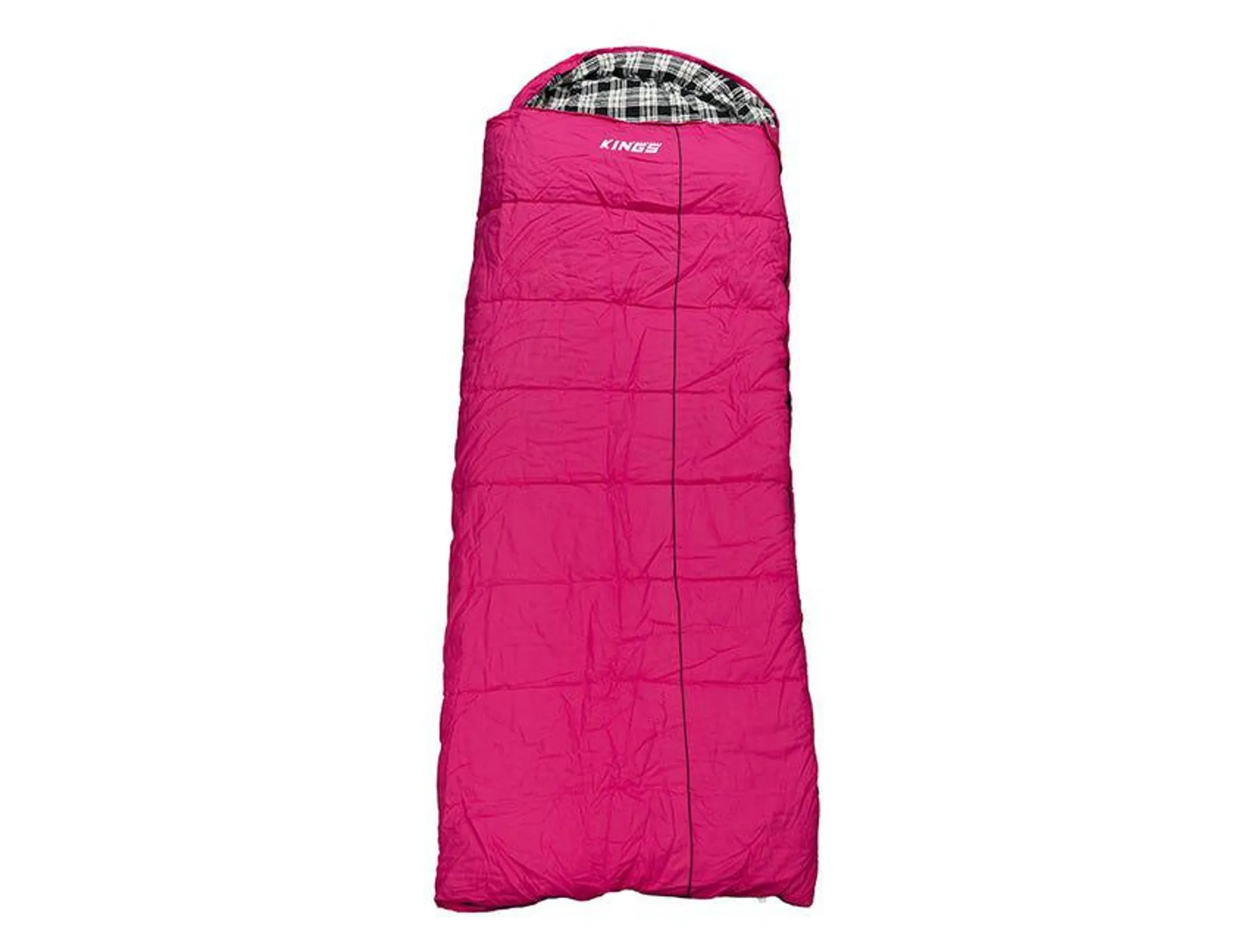 Kings PINK Premium Winter/Summer Sleeping Bag |-5°C to +5°C | Left zipper