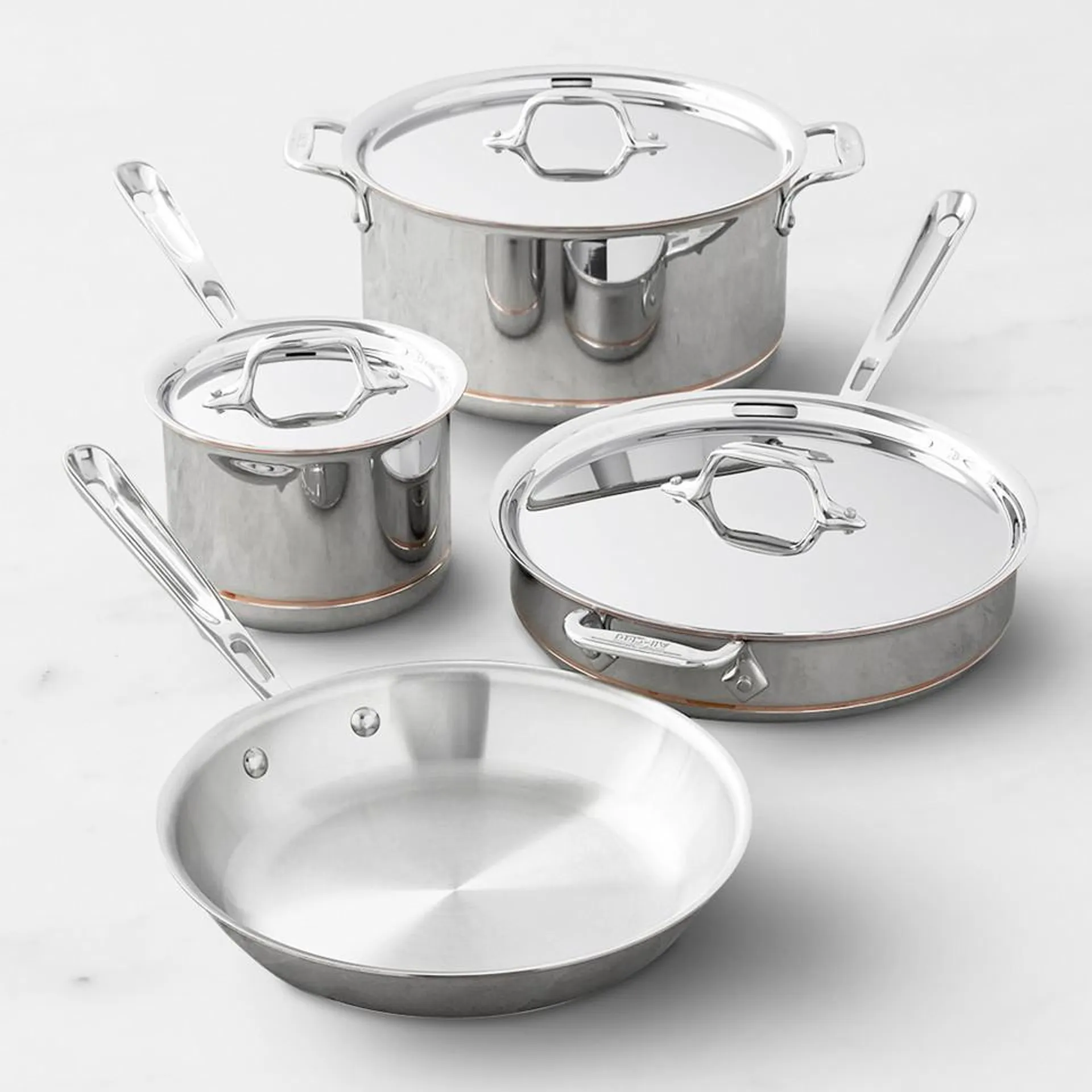 All-Clad Copper Core 7-Piece Cookware Set