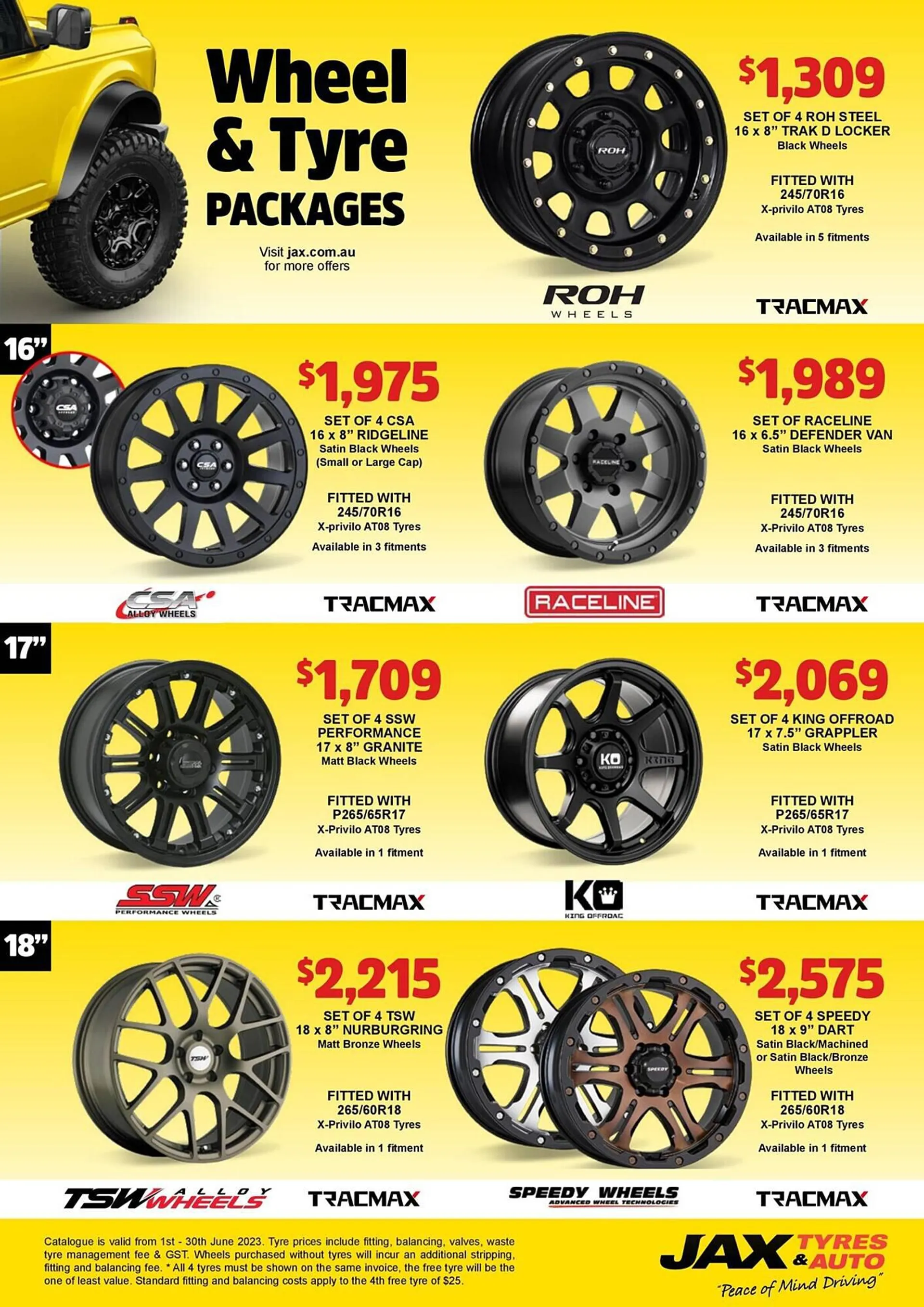 Jax Tyres catalogue - 9