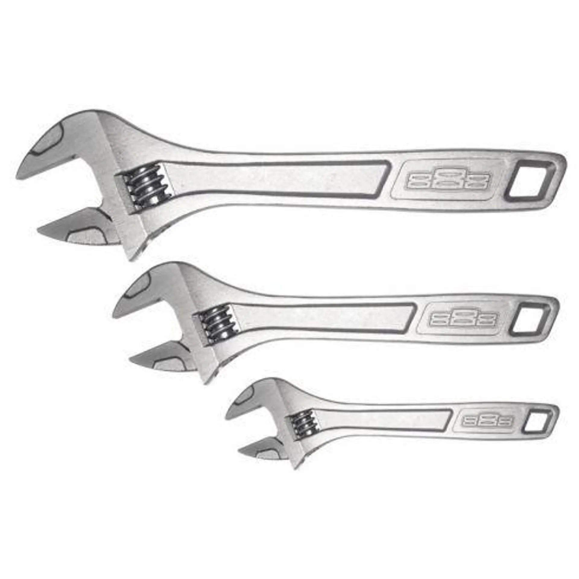 Adjustable Wrench Set 3 Piece 150, 200 & 250mm