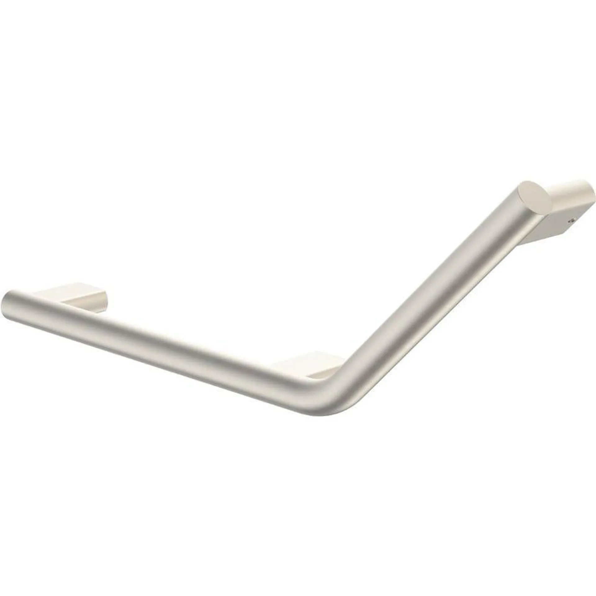 Caroma 687378BN Opal 135 Degree Brushed Nickel Support Rail - Left Hand