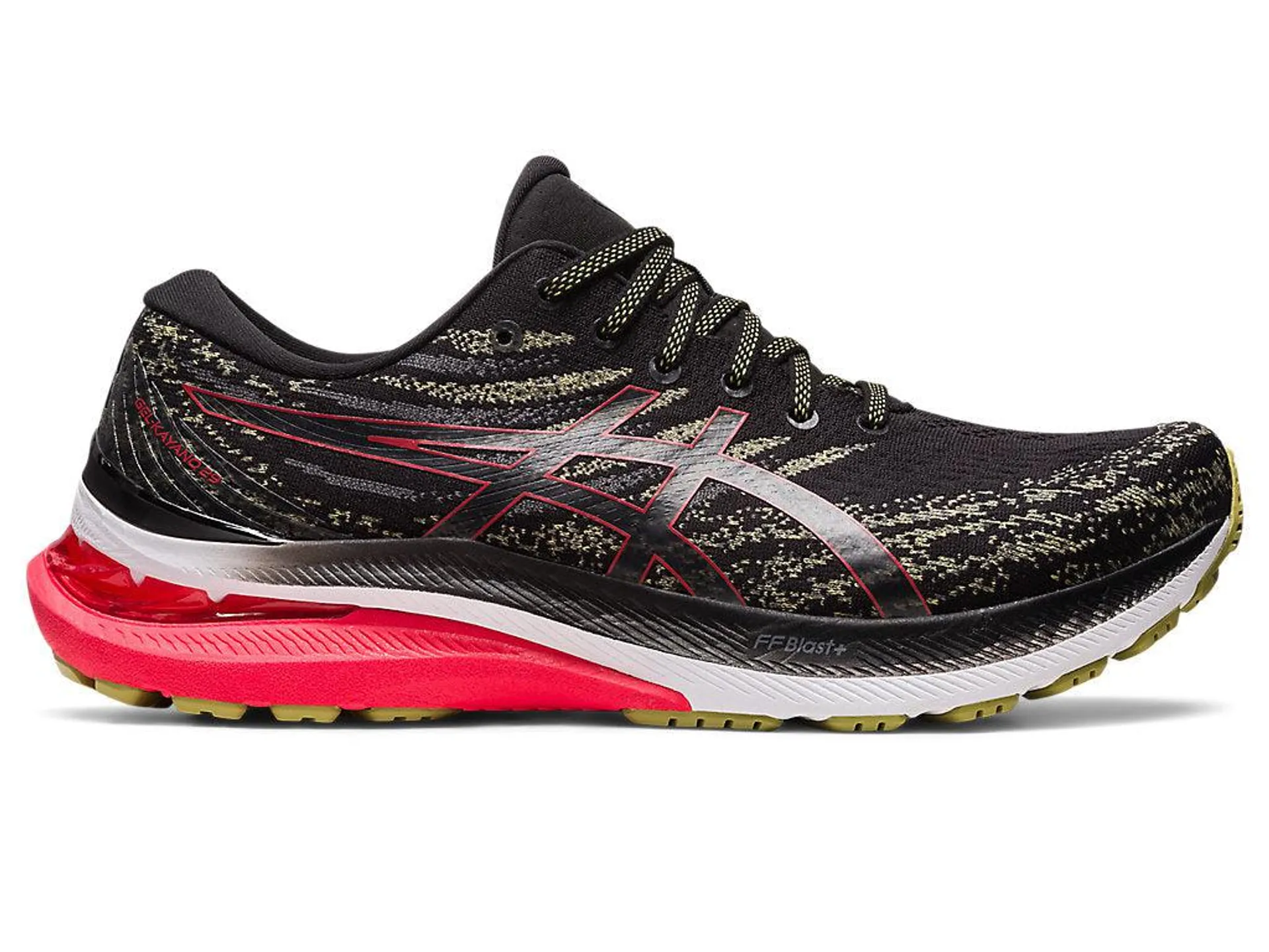 Asics Gel-Kayano 29 - Mens - Black/Electric Red