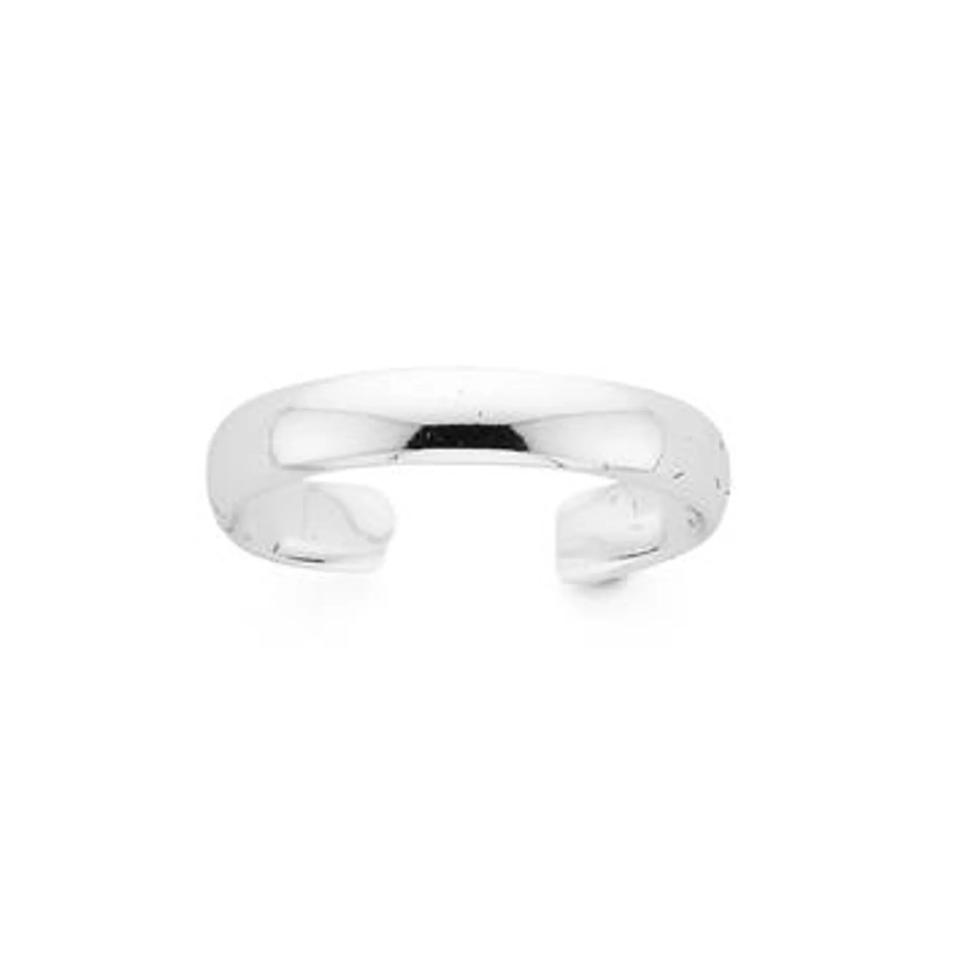 Sterling Silver Plain Toe Ring