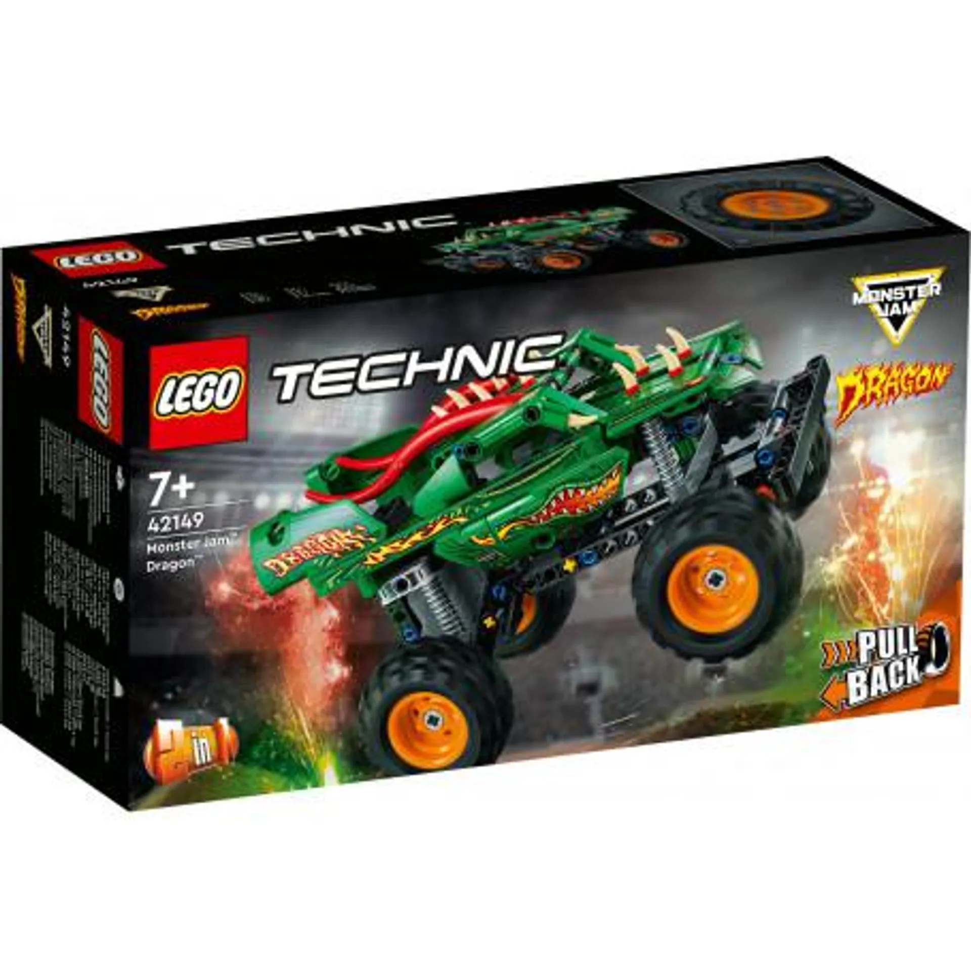 LEGO Technic Monster Jam Dragon 42149