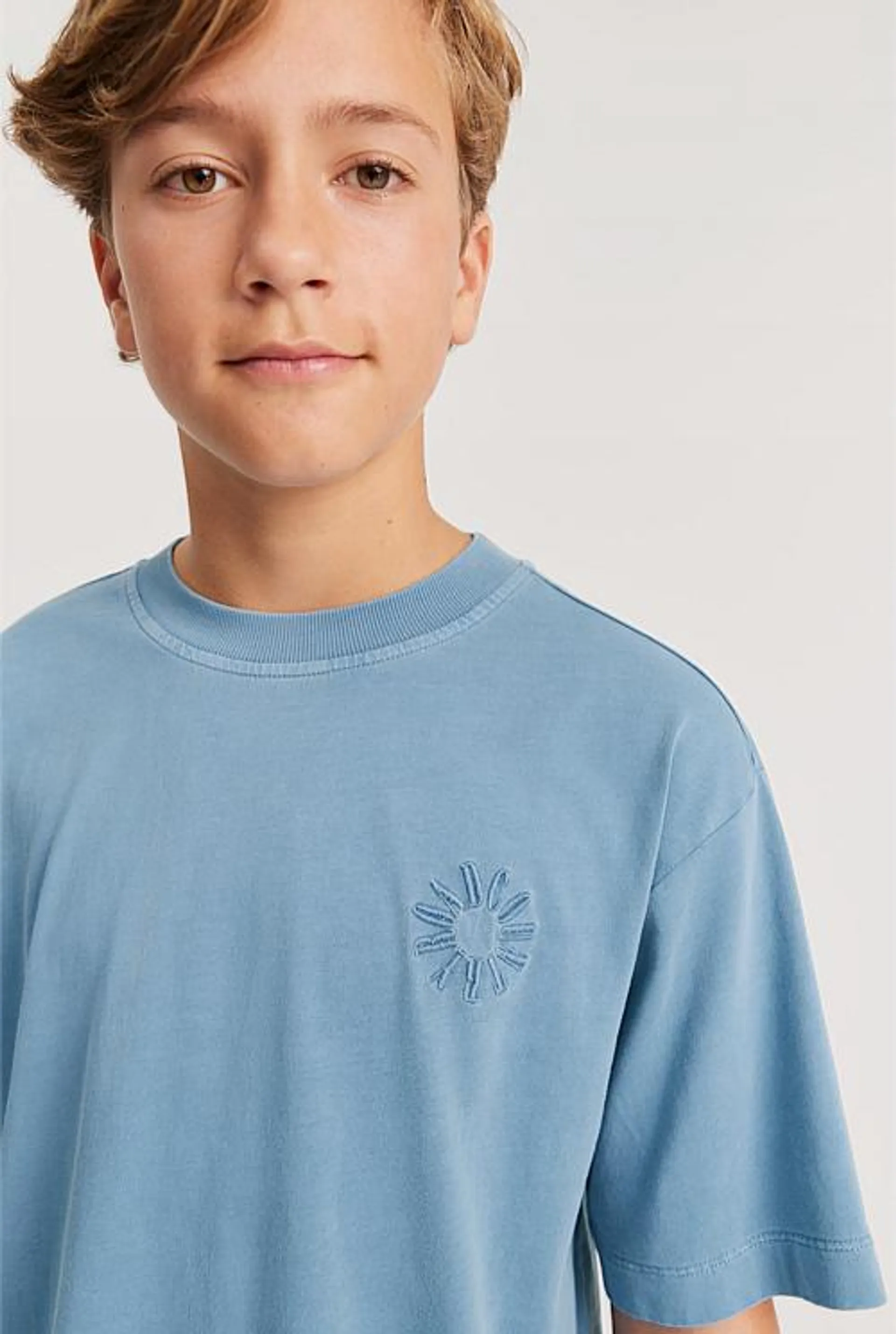 Teen Recycled Cotton Blend Logo Oversized T-Shirt