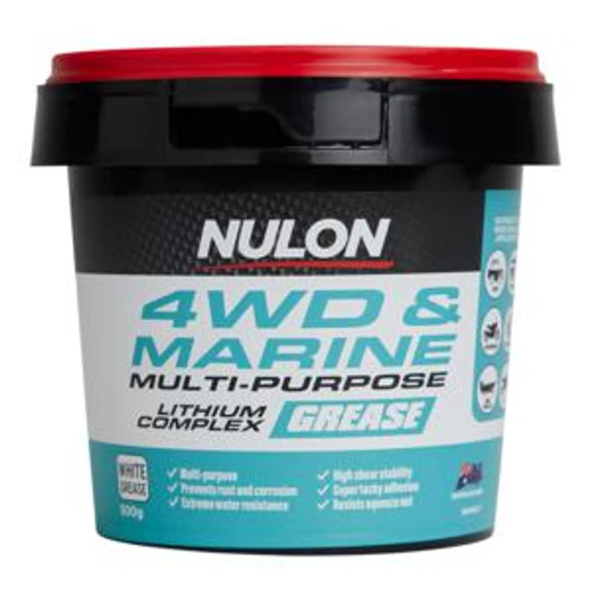 Nulon 4WD and Marine Multi-Purpose Lithium Complex Grease (M4MG) 500g - M4MG-T