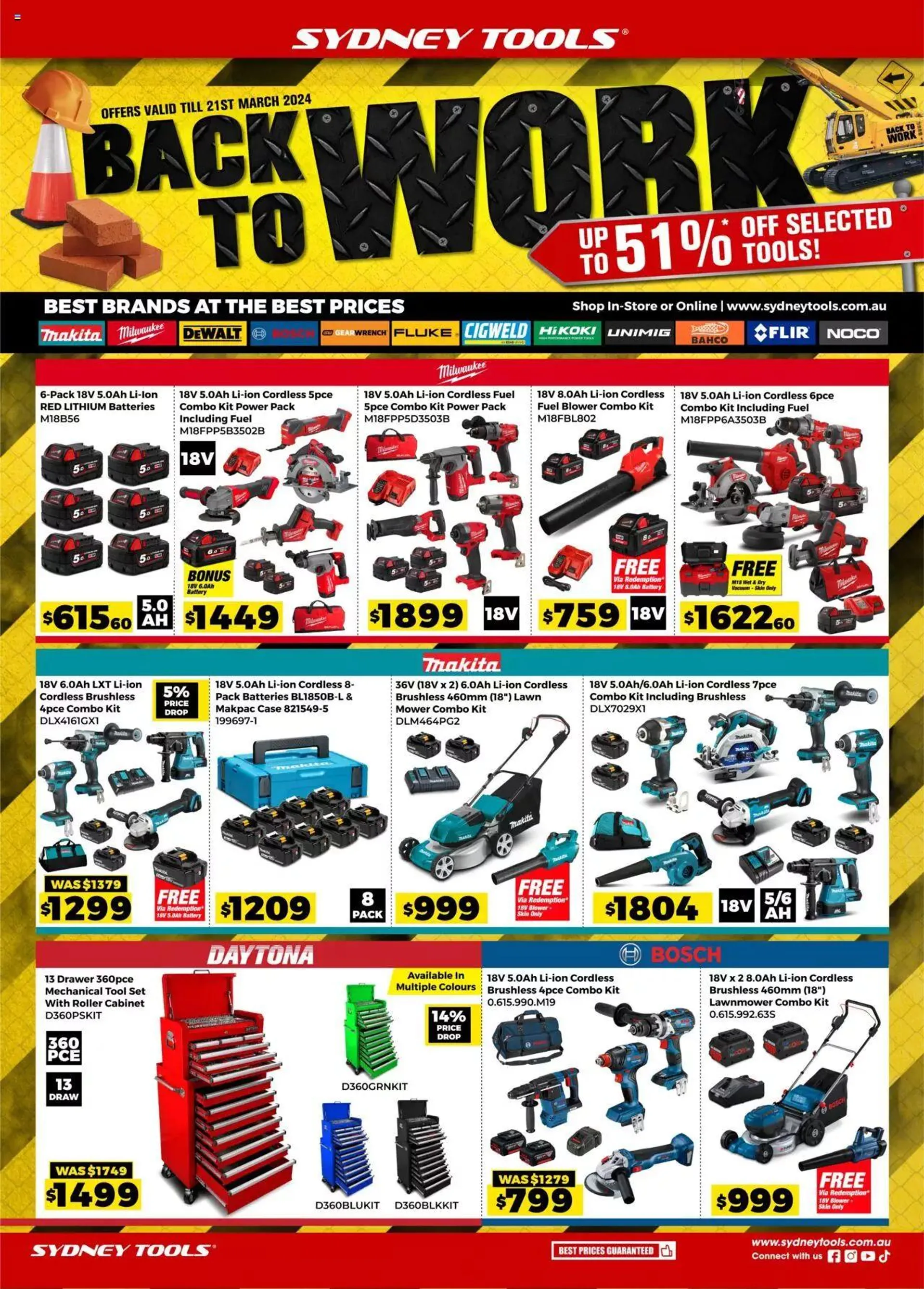 Sydney Tools Catalogue - Catalogue valid from 8 March to 21 March 2024 - page 
