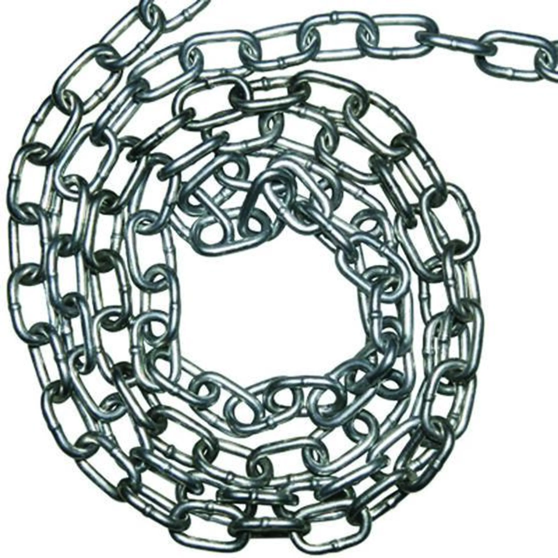 Icanic Galvanised Welded Chain - 8mm, Per Metre