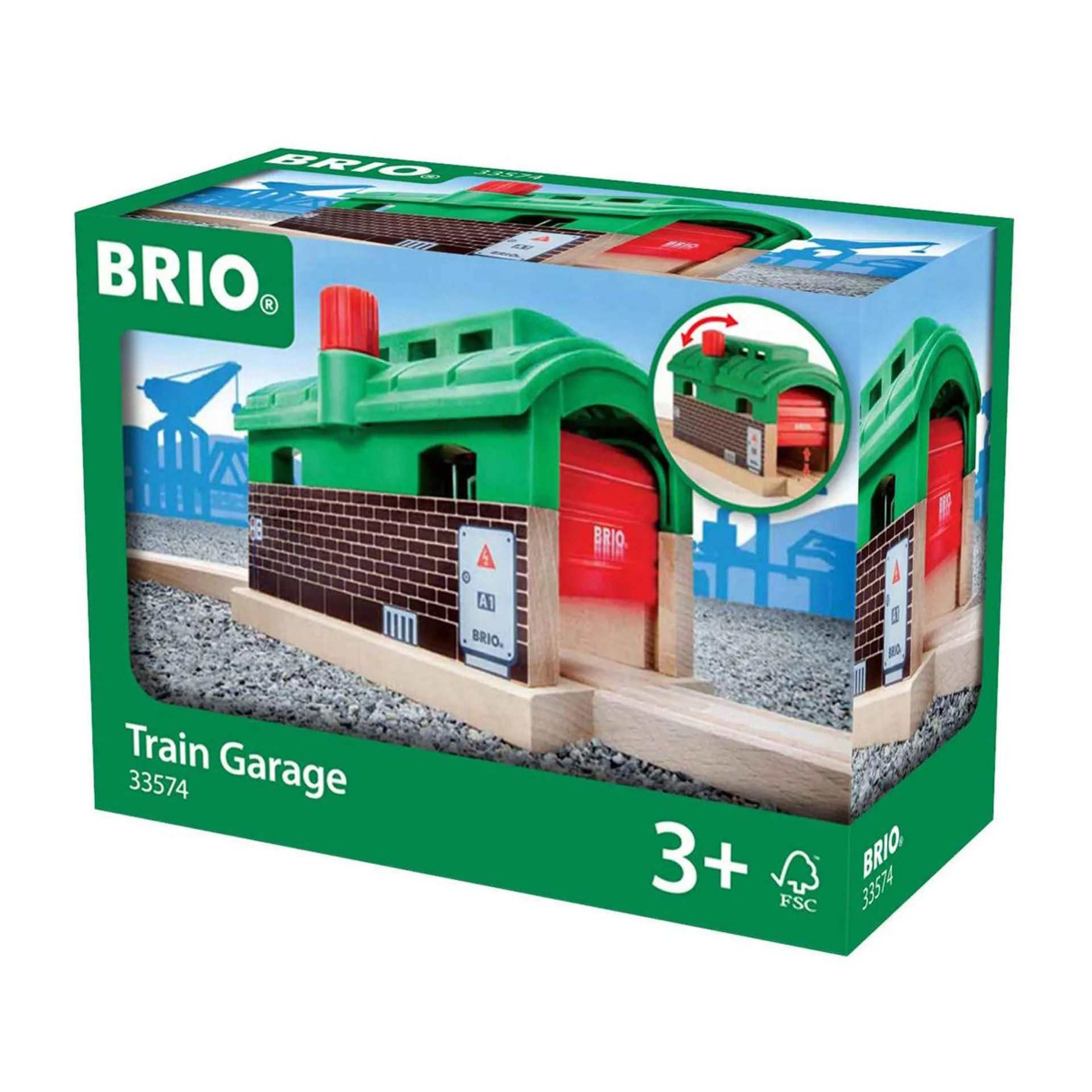 BRIO 33574 Railway Train Garage