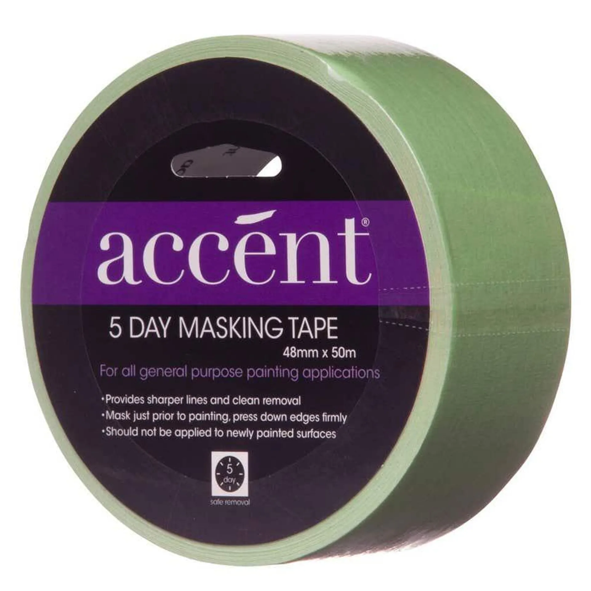 Accent 5 Day Masking Tape 48mm x 50m
