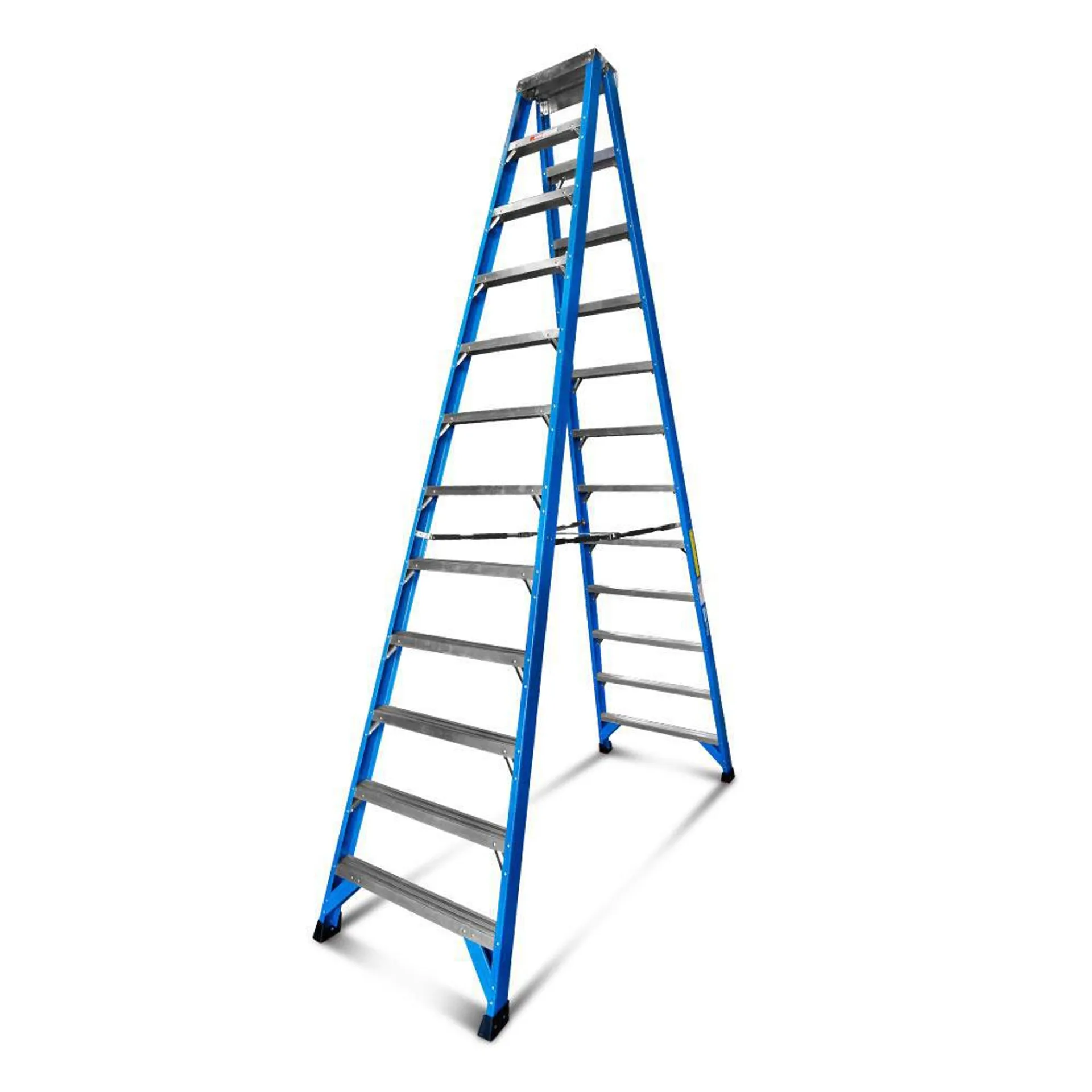 Climbrite CDSTEP11 3.6m 11-Step Fibreglass Double Sided Ladder