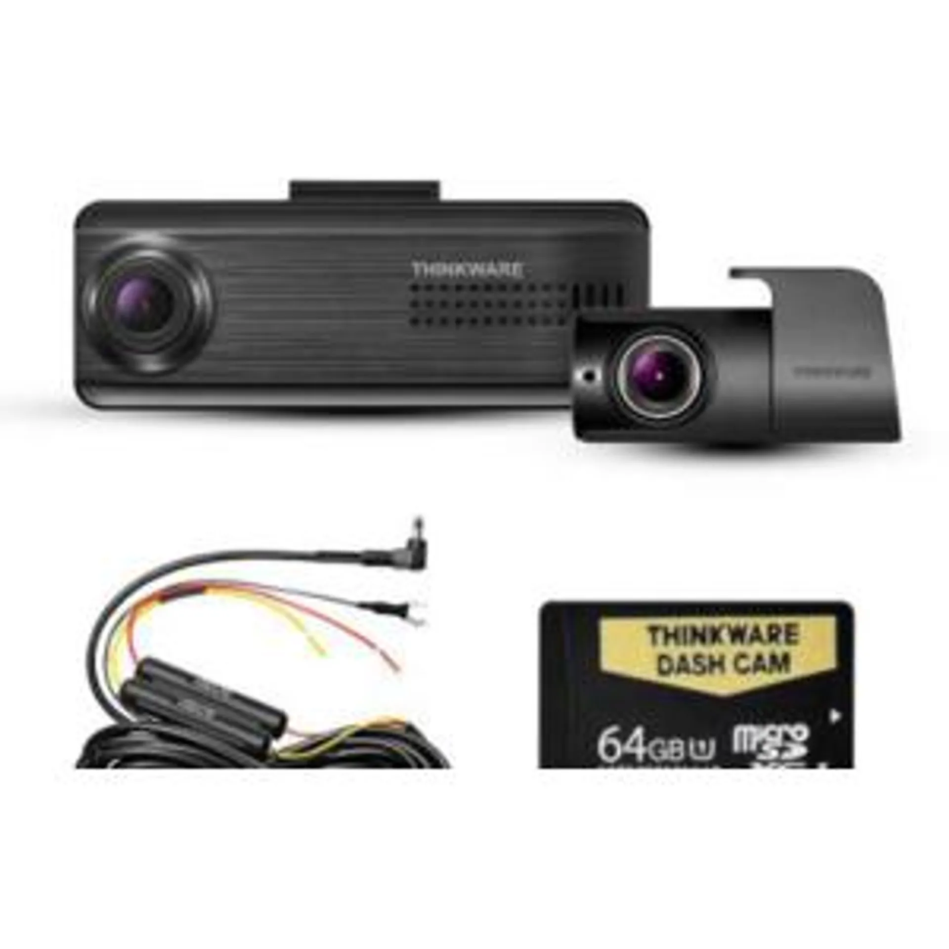 Thinkware F200PRO Front & Rear Dash Cam w/64GB SD Card - F200PD64