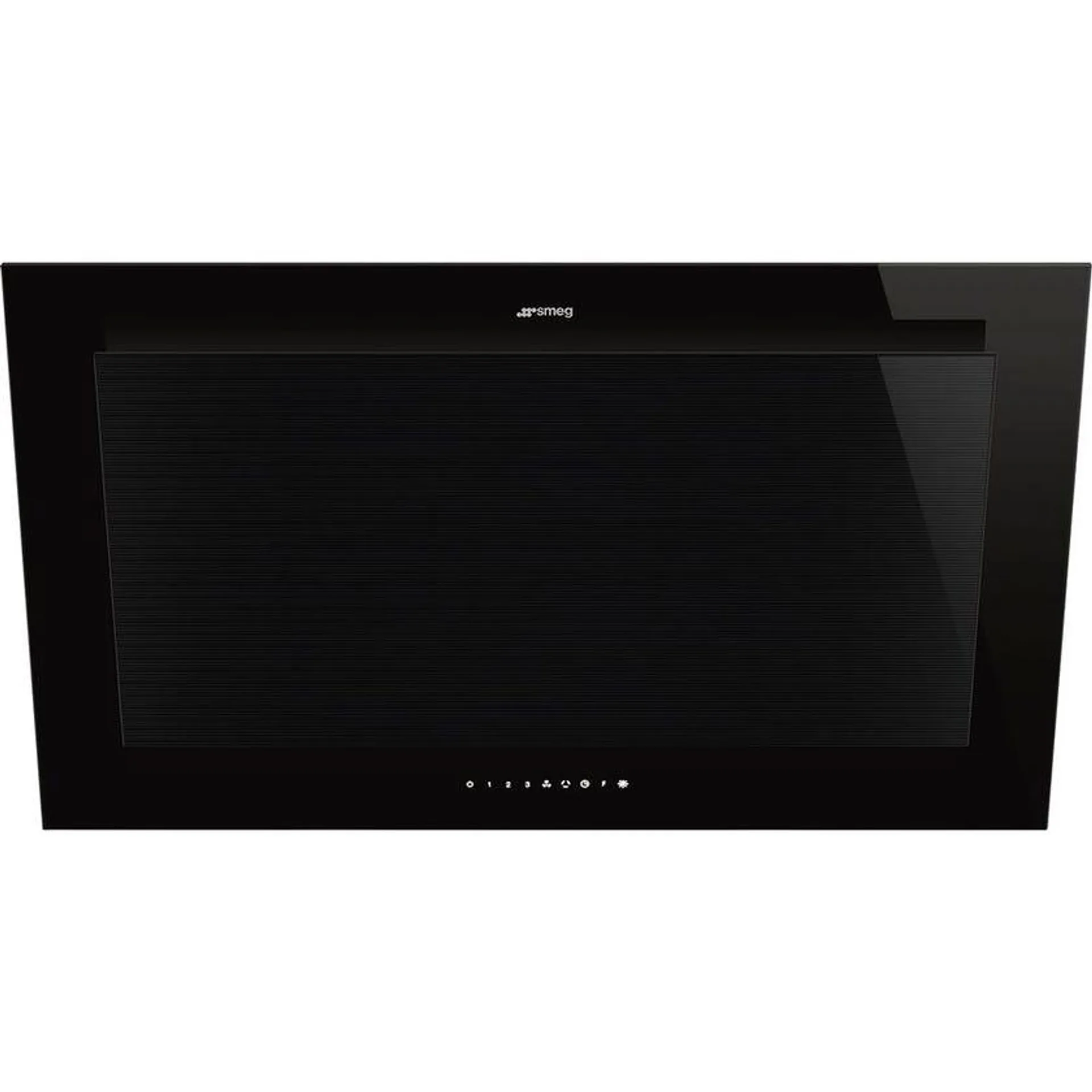 Smeg KV194B3 Linea 90cm Midnight Black Wall Mounted Rangehood