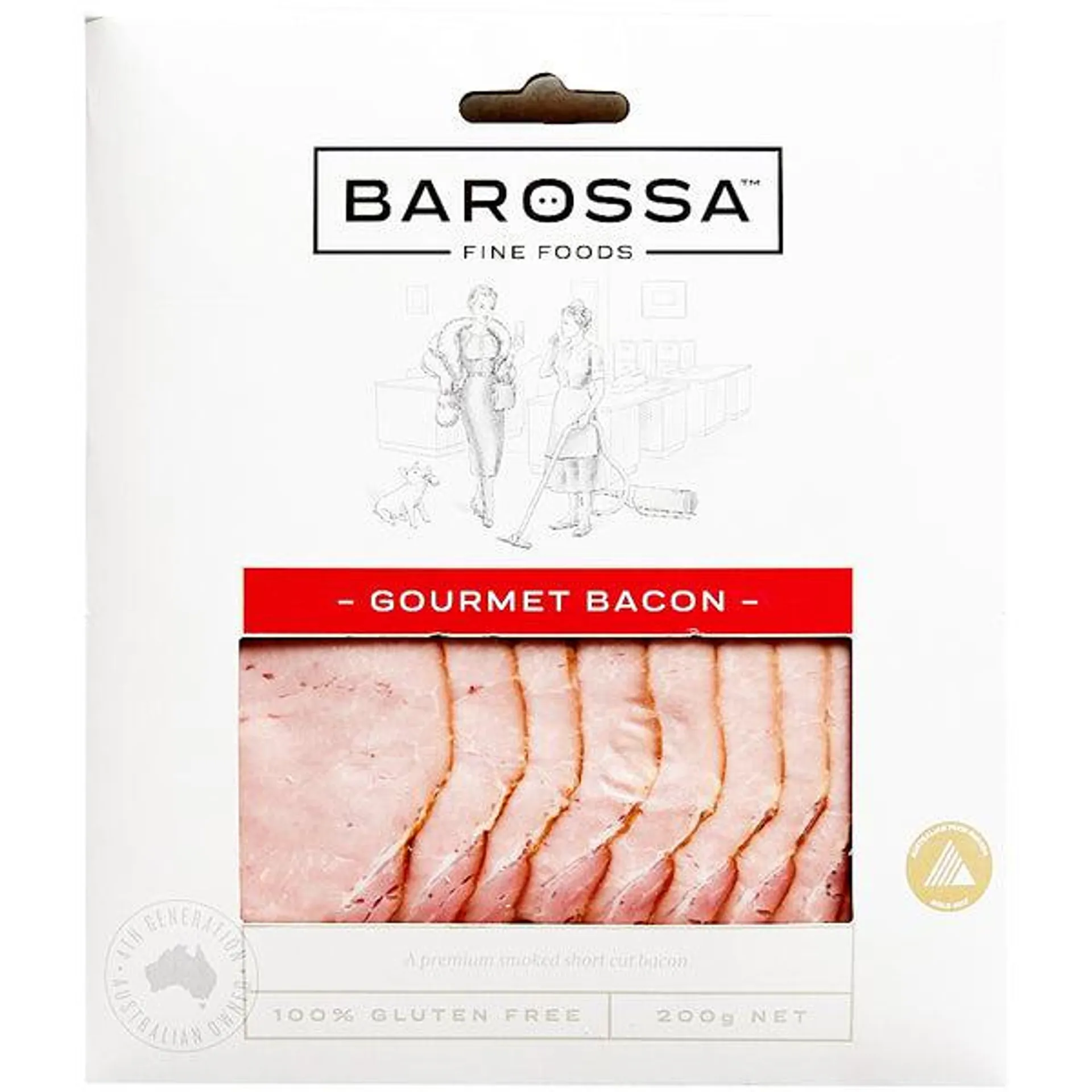 Barossa Fine Foods Gourmet Bacon 200g