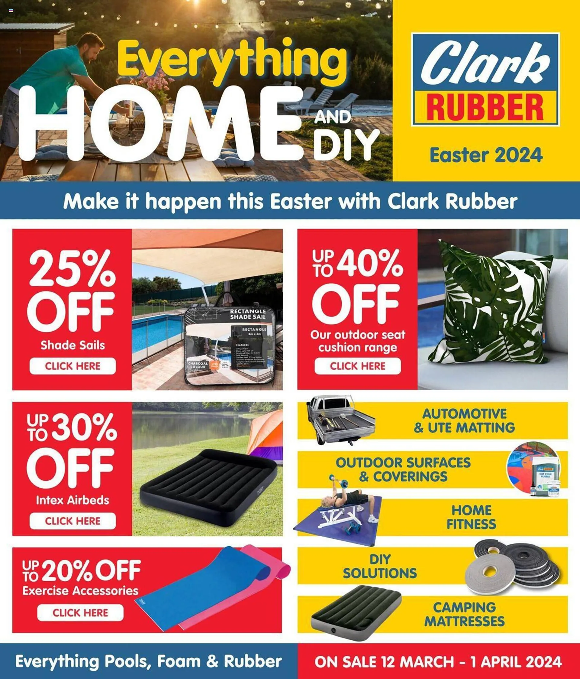 Clark Rubber catalogue - Catalogue valid from 12 March to 1 April 2024 - page 1