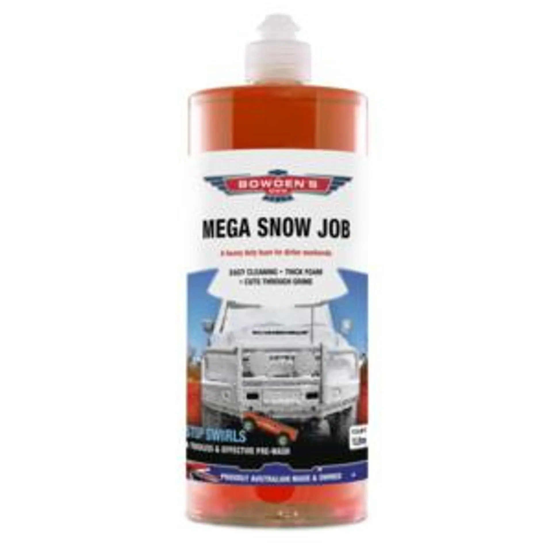 Bowden's Own Mega Snow Job Heavy-duty Foam 1L - BOMEGASNOW1L