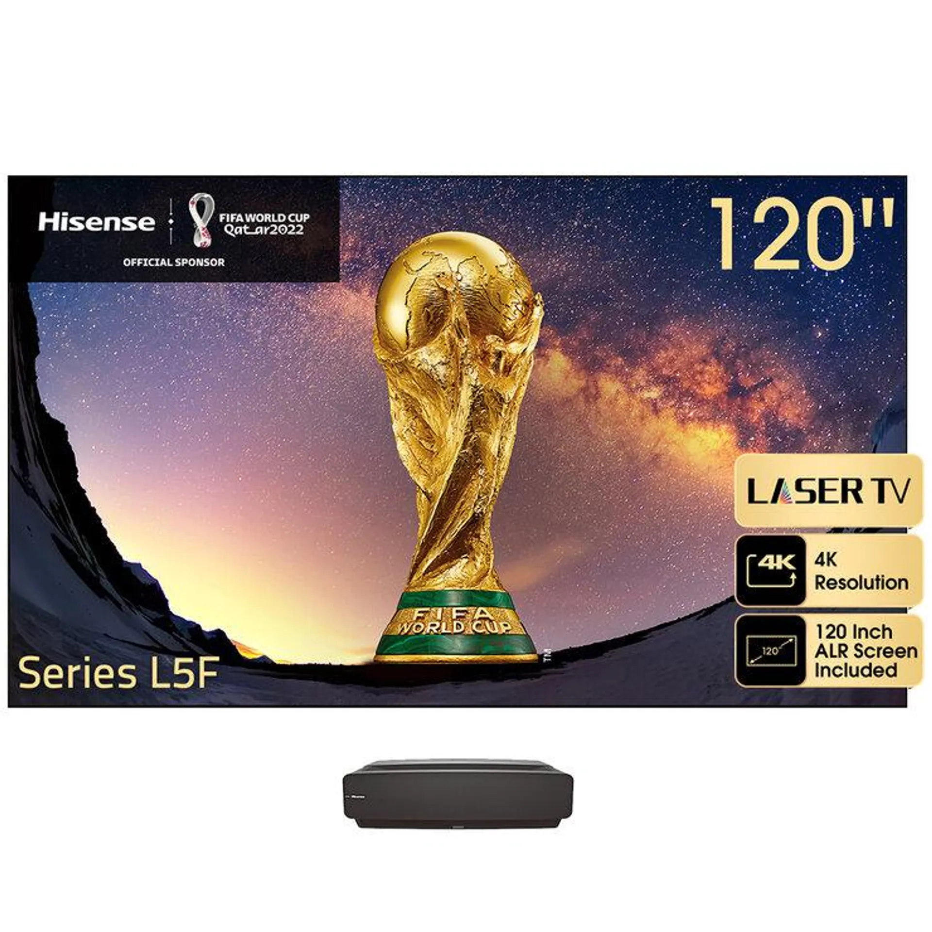 Hisense 120 Inch 4K Laser Smart TV 120L5FSET
