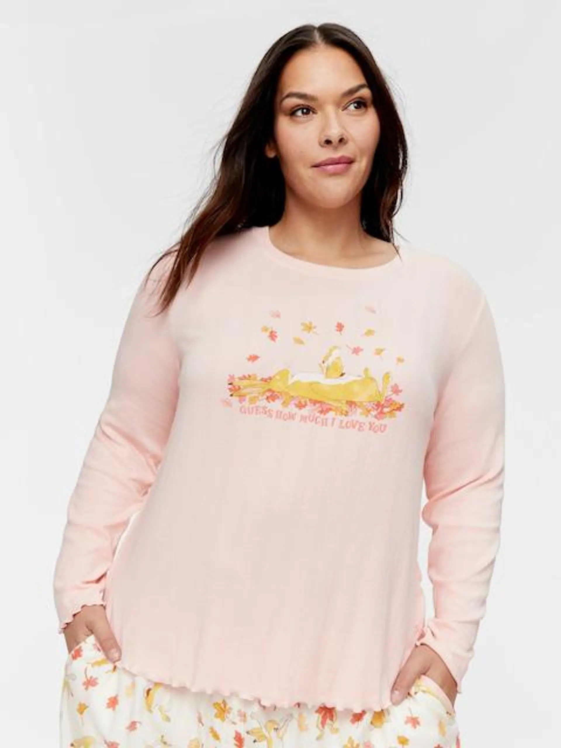 P.A. Plus Guess How Much I Love You Long Sleeve Top