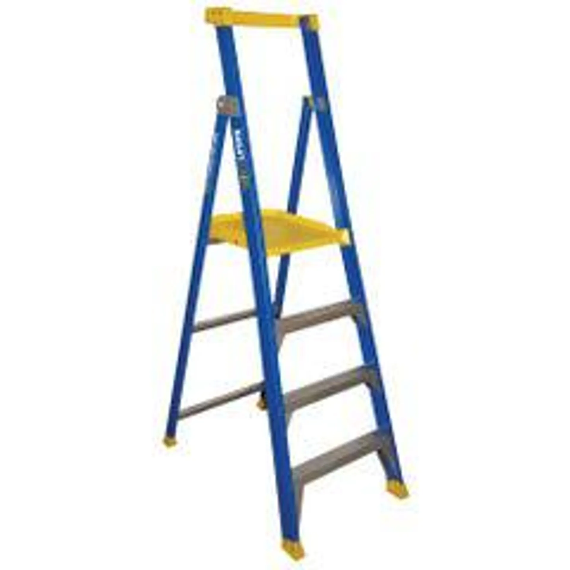 BAILEY 150kg P150 4 HD Fibreglass Riveted Ladder FS13577