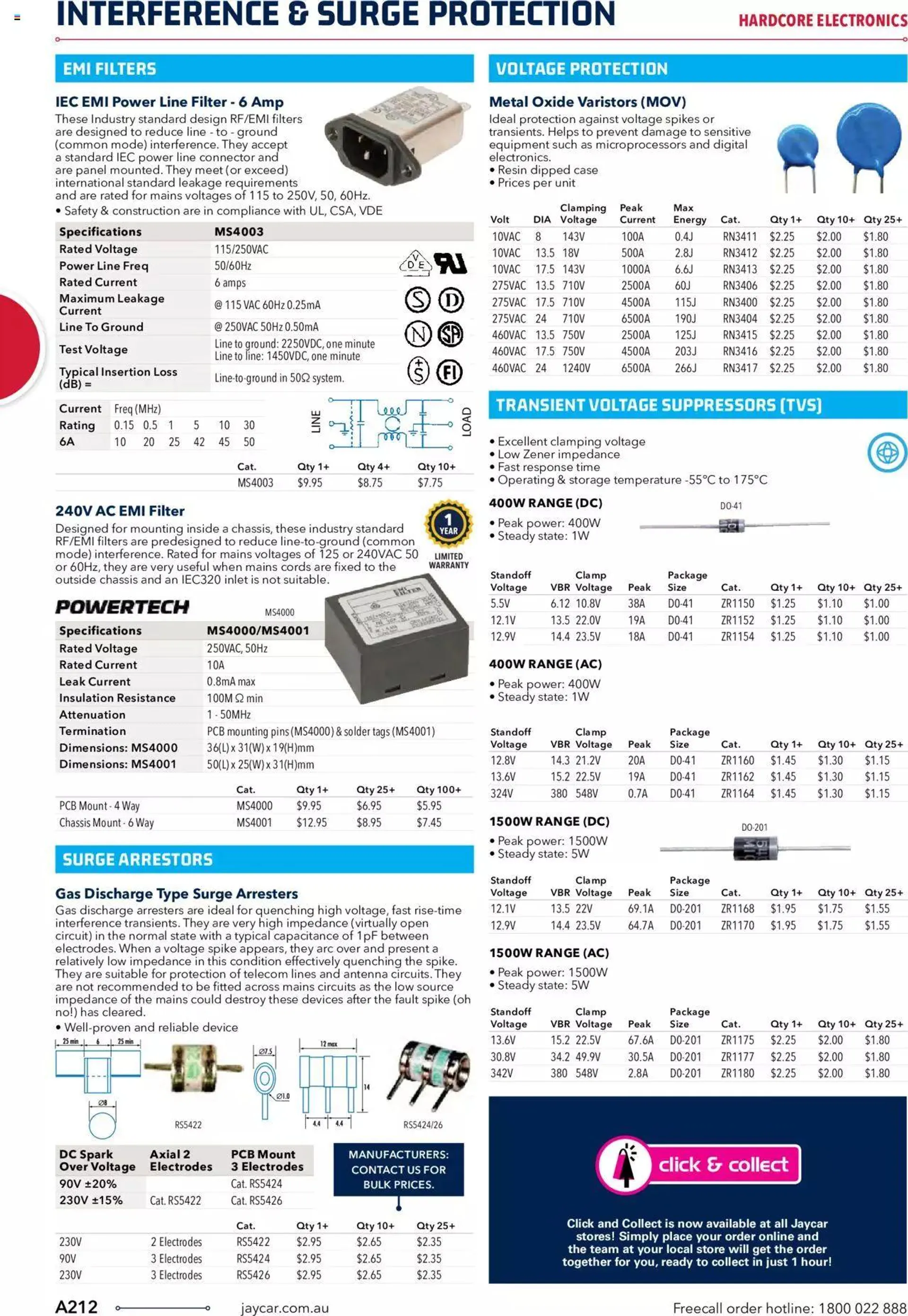 Jaycar Catalogue 2021/22 Engineering And Scientific Catalogue Back - 211