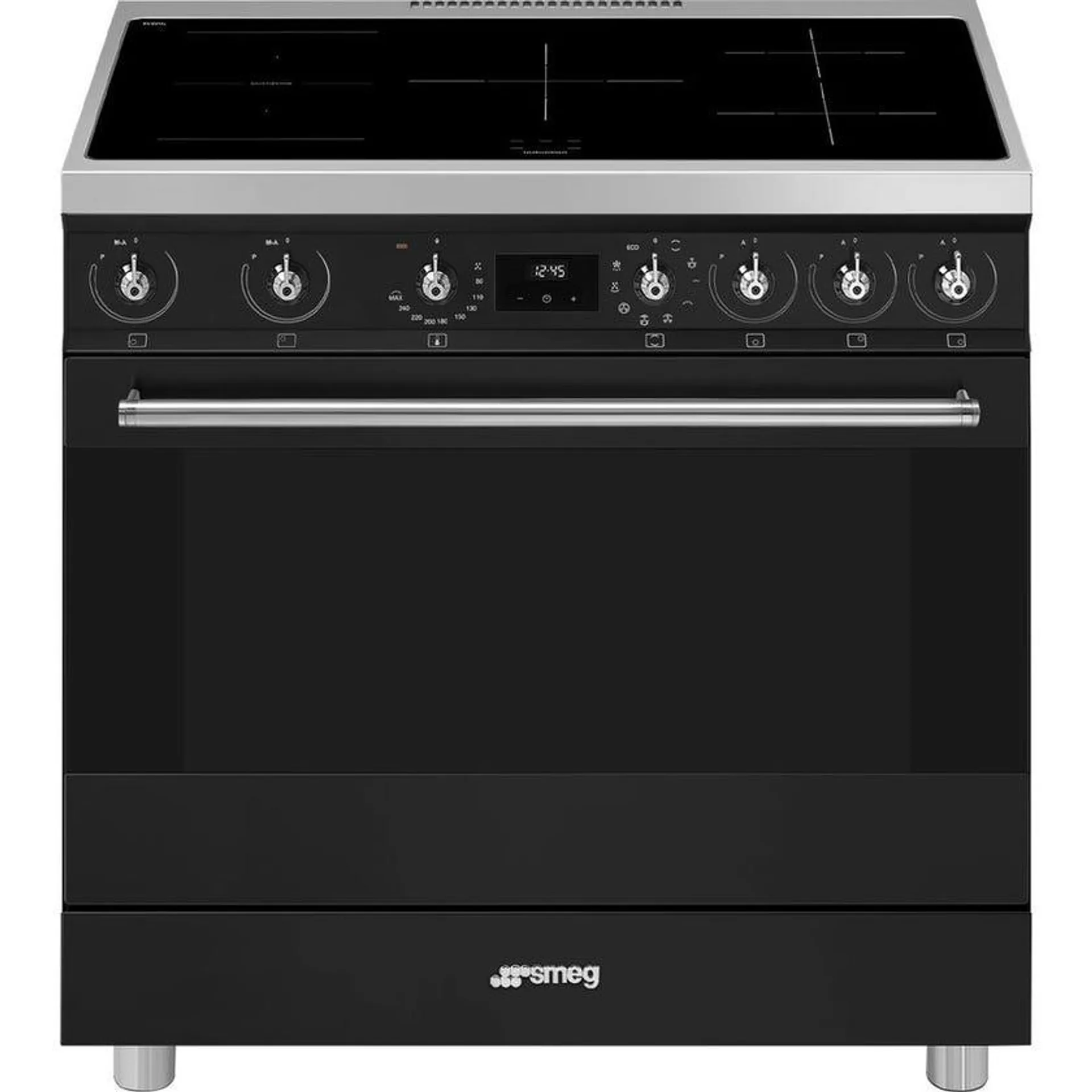 Smeg C9IMMB2 90cm Classic Matte Black Freestanding Cooker