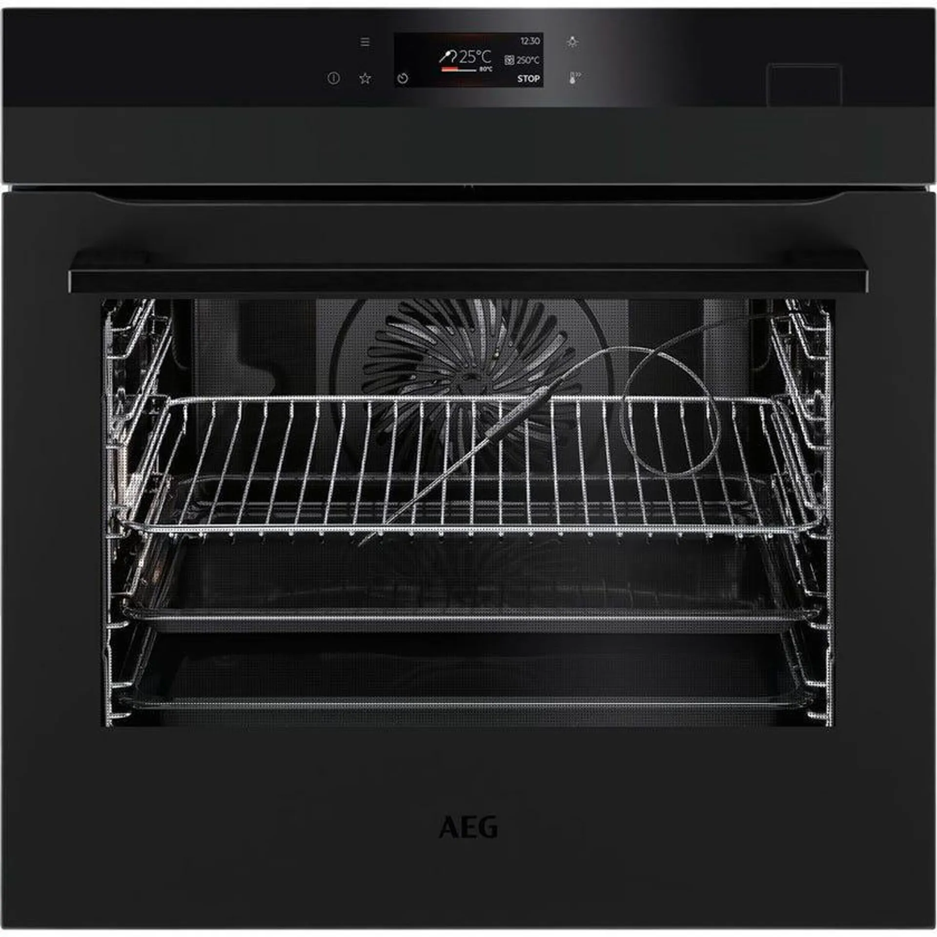 AEG BSK77238PT 60cm Matte Black Pyrolytic Oven