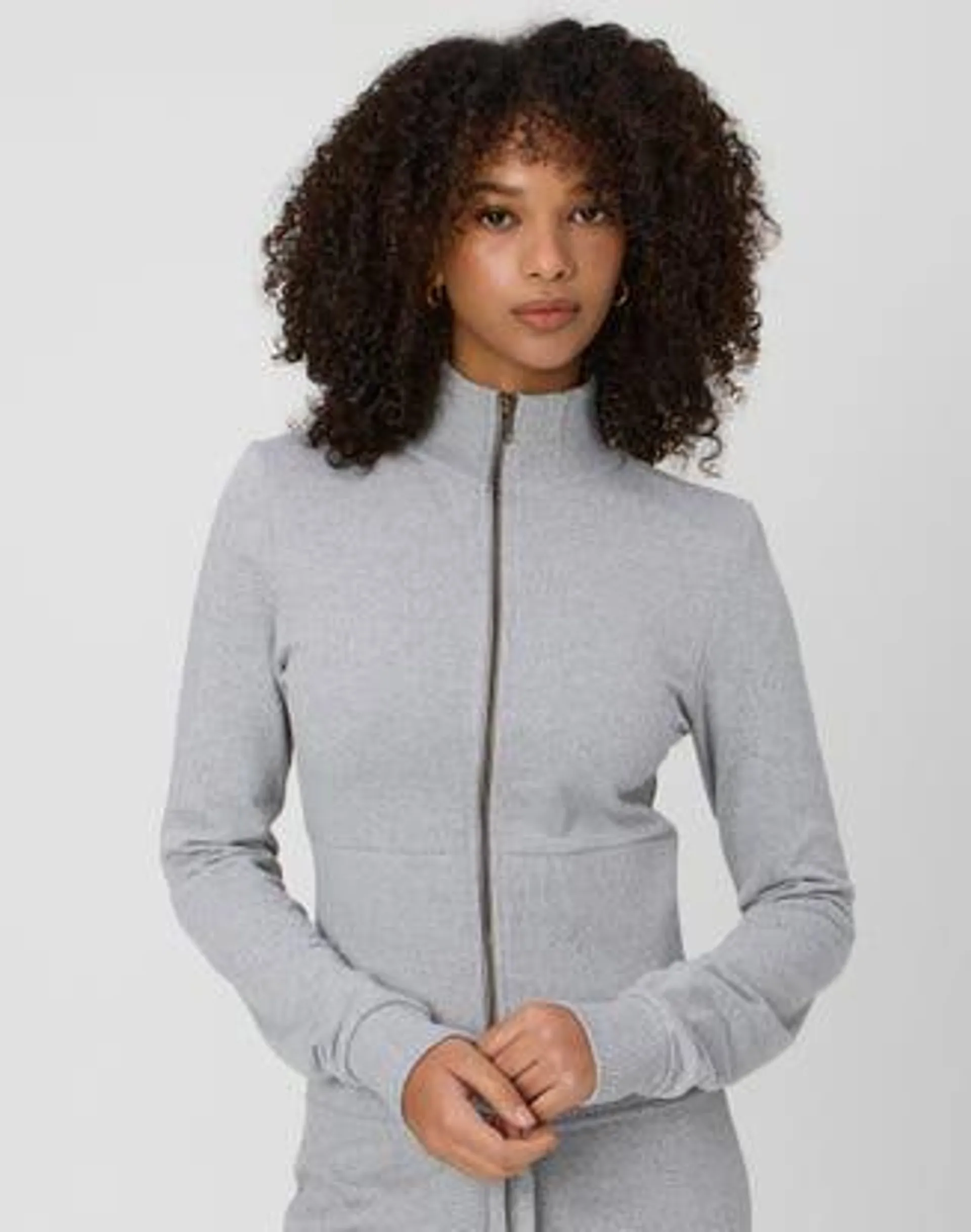 Zip Through Sweat Jumper