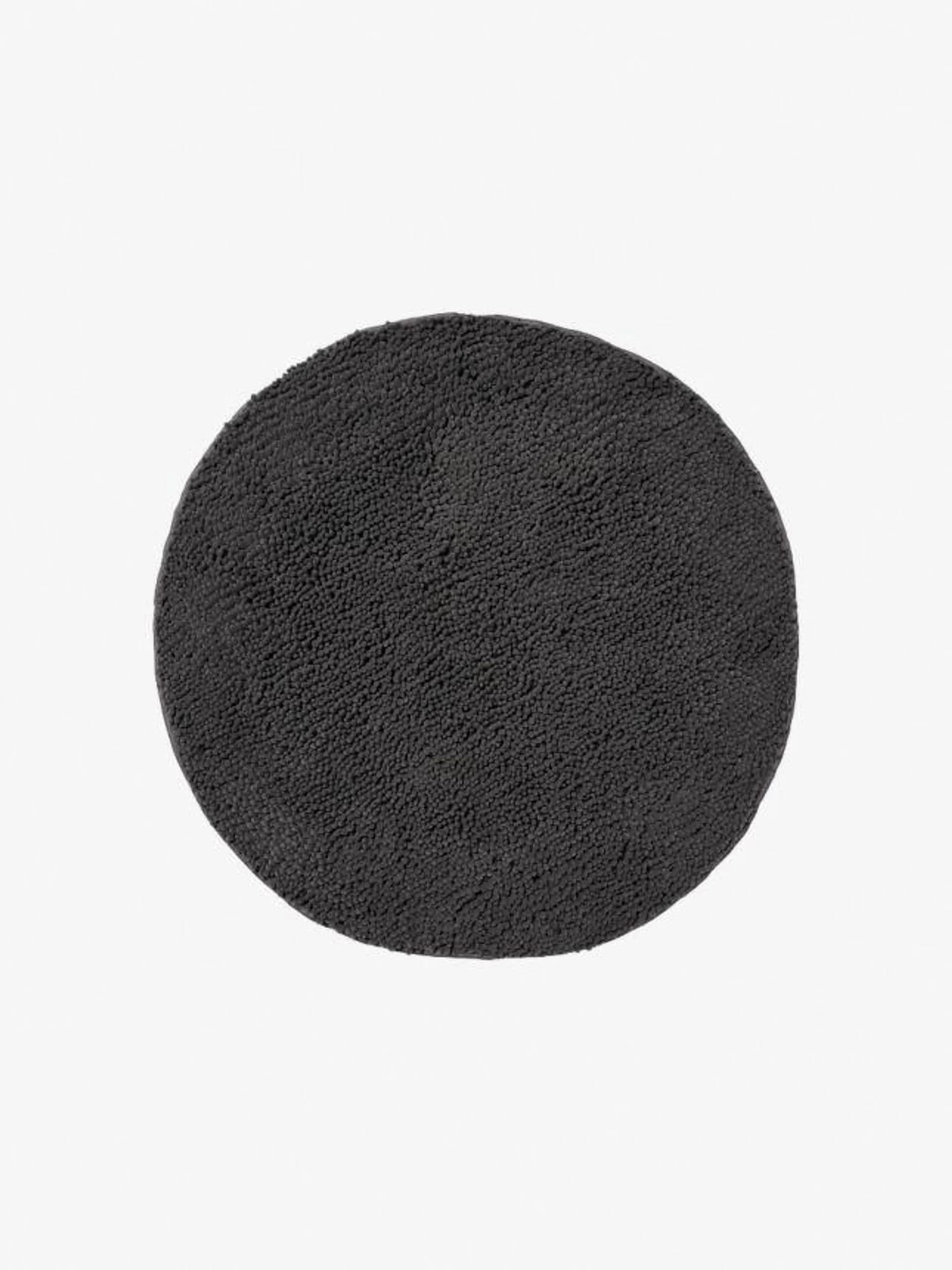 Reed Toggle Charcoal Circular Bath Mat - 1700 GSM