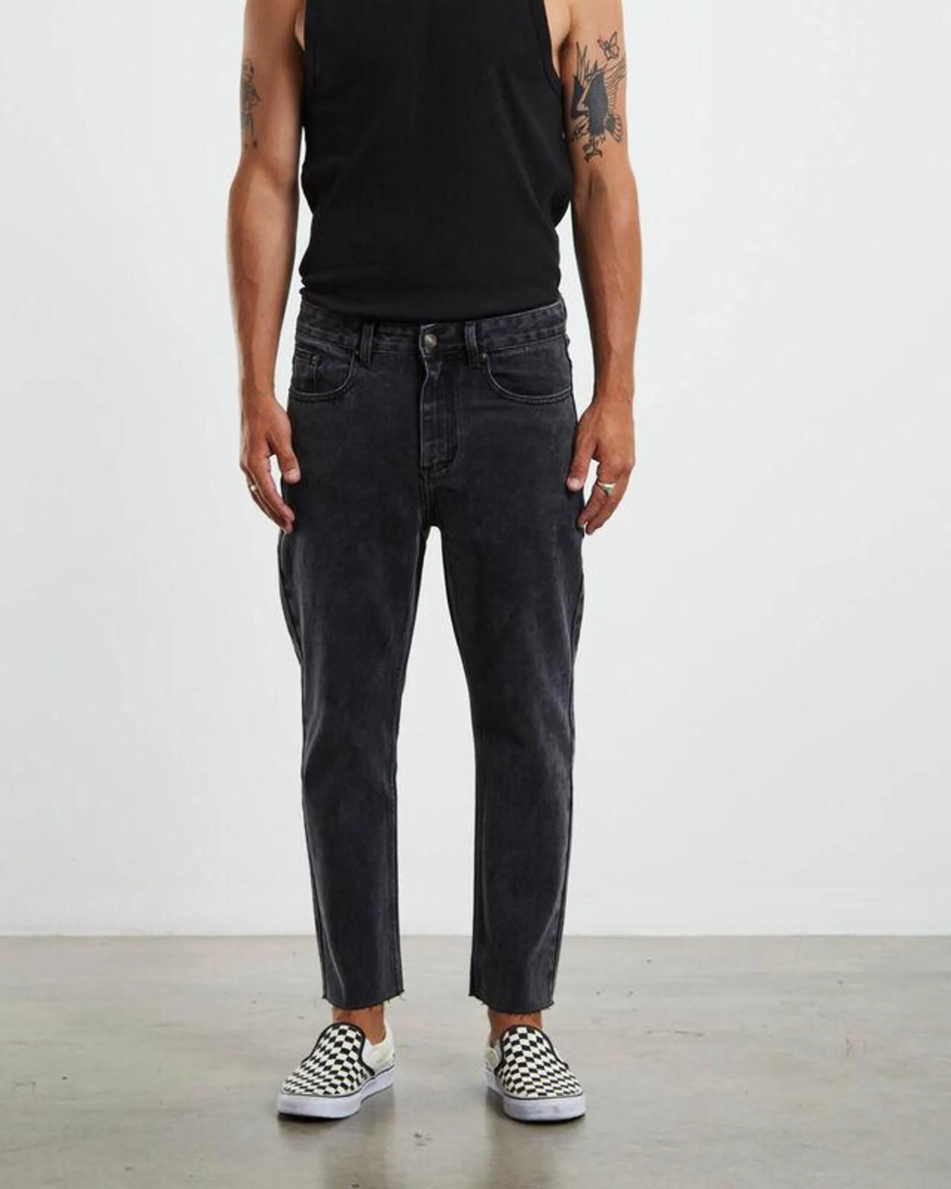 Switch Jeans in Worker Black