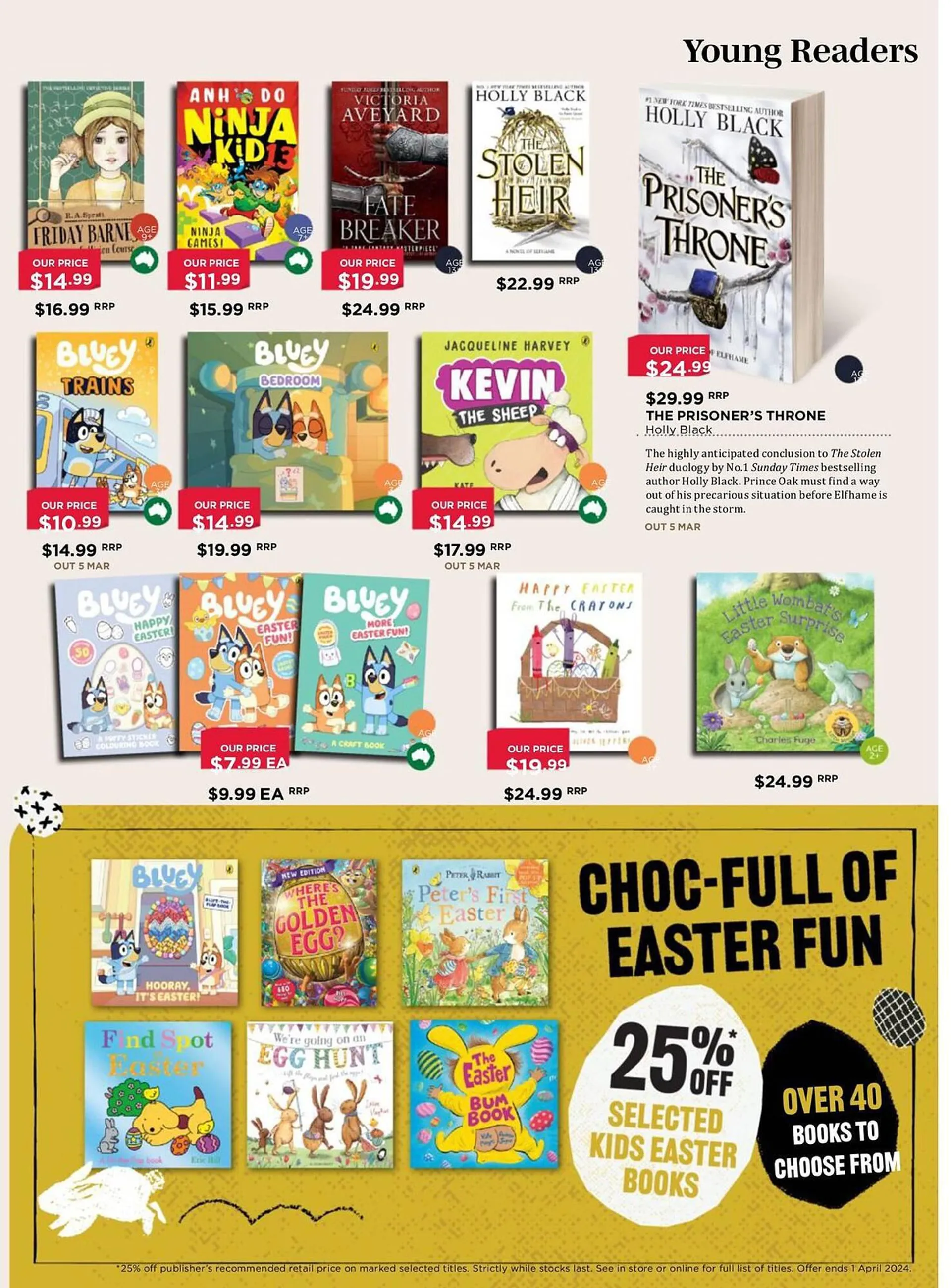 Dymocks catalogue - Catalogue valid from 29 February to 1 April 2024 - page 4