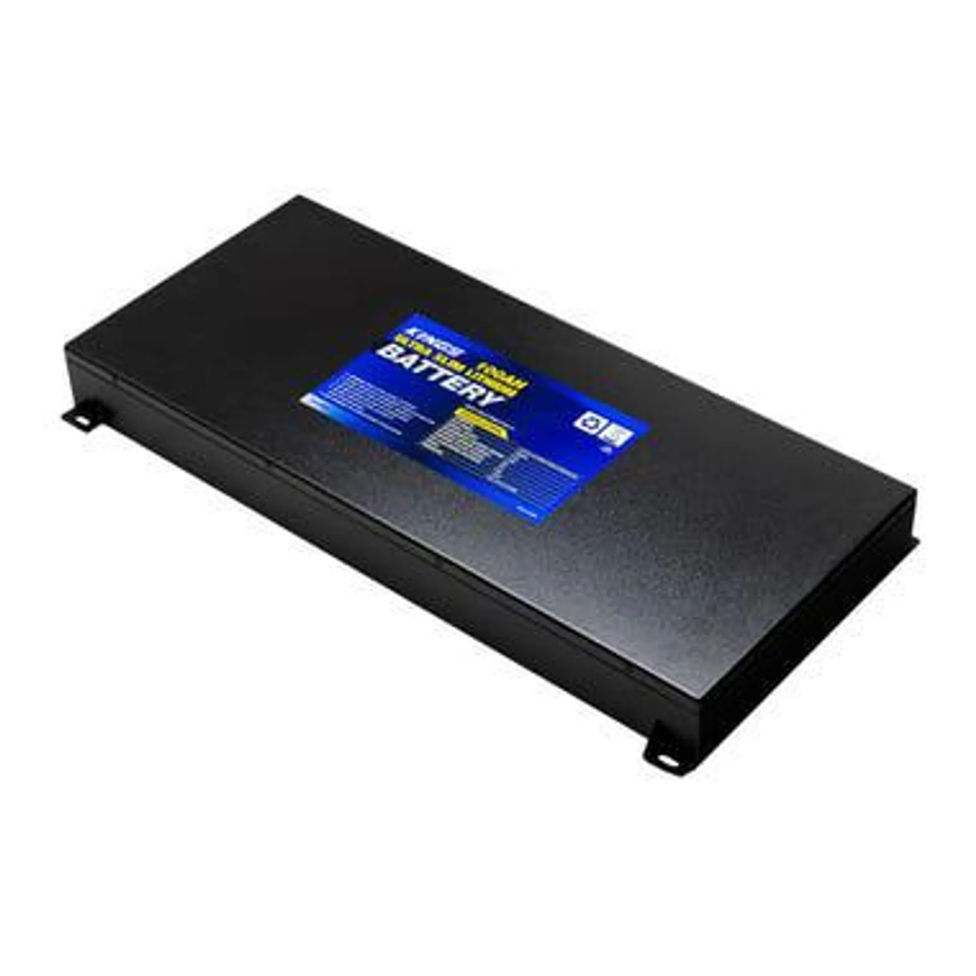 Kings 12V 100Ah Ultra Slim Lithium LiFePO4 Battery | High Output 175A BMS | Grade A cells | 2000+ Cycles | Quick Connect Plugs