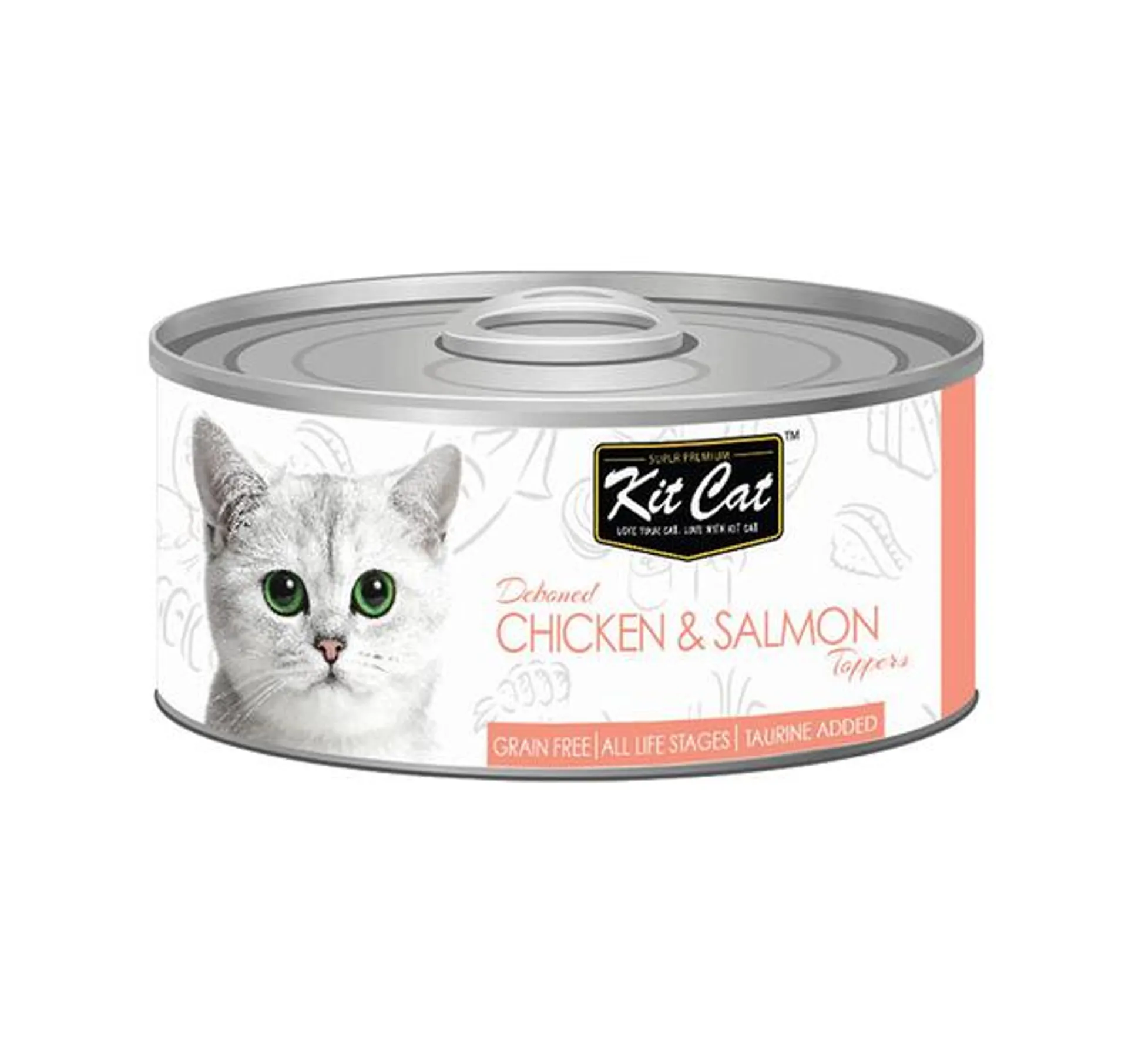 Kit Cat - Chicken & Salmon Cat Food Topper (80g)