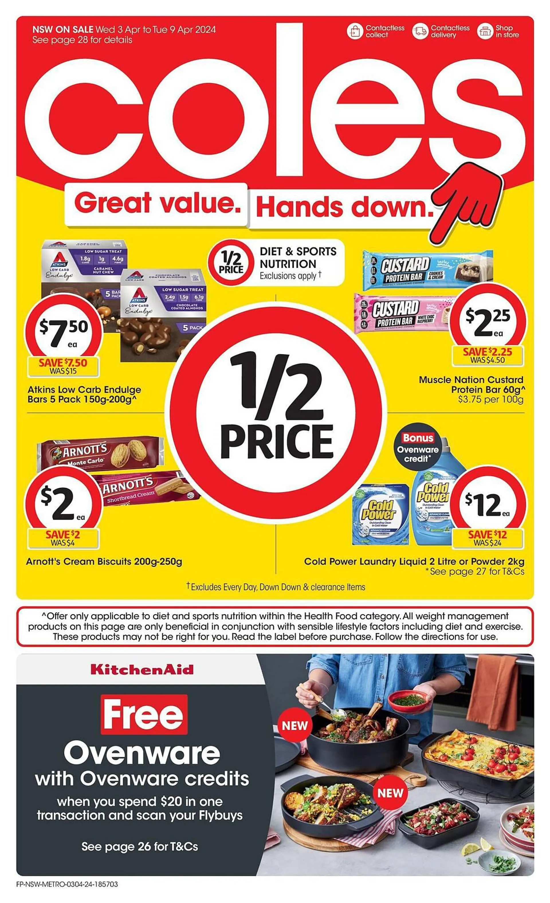 Coles catalogue - Catalogue valid from 3 April to 9 April 2024 - page 1
