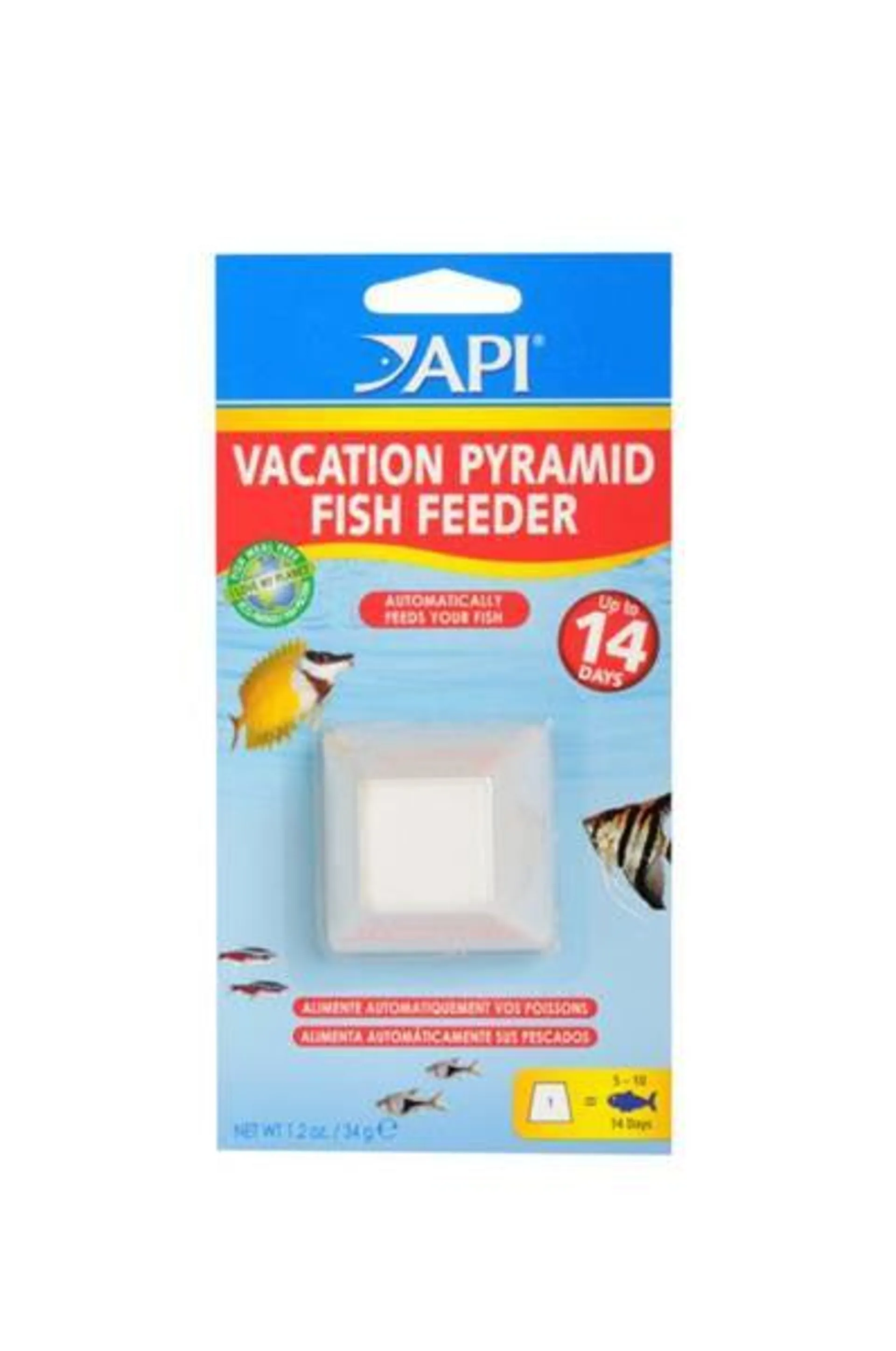 API - 14 Day Pyramid Fish Feeder